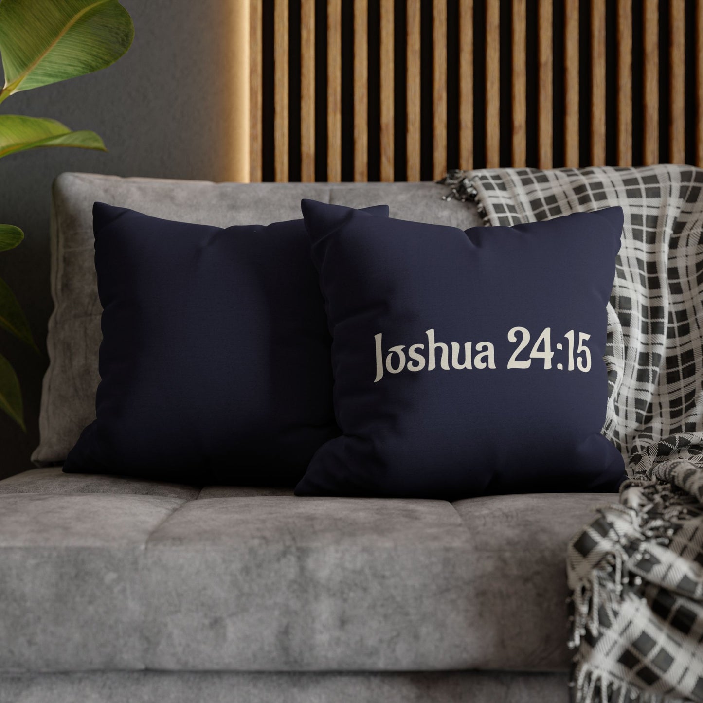 Charming Scripture Pillowcase (Joshua 24:15)