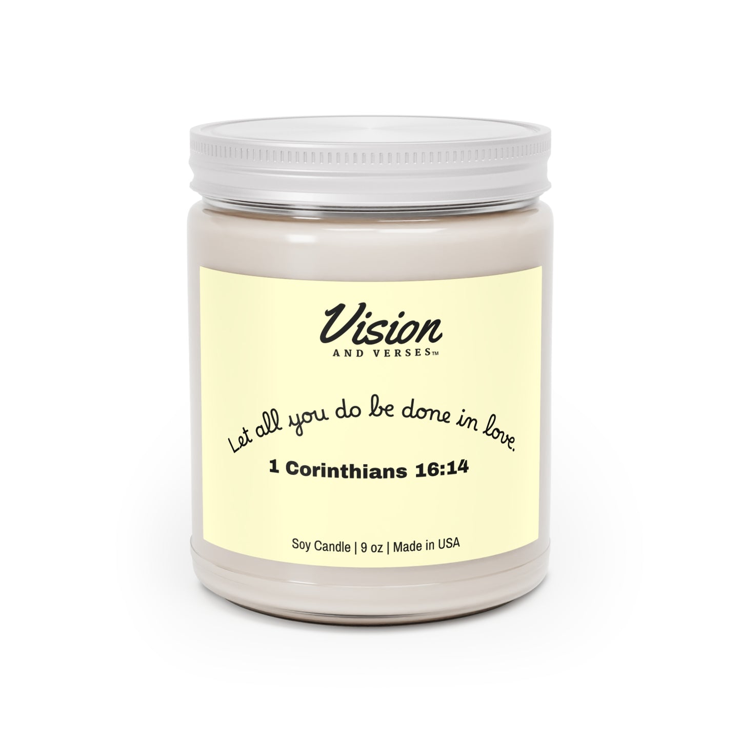 1 Corinthians 16:14 | Scripture Scented Soy Candle (9 oz)