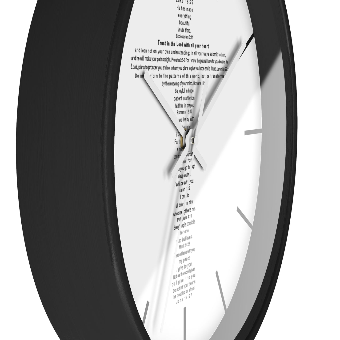 The Challenge Cross - Wall Clock