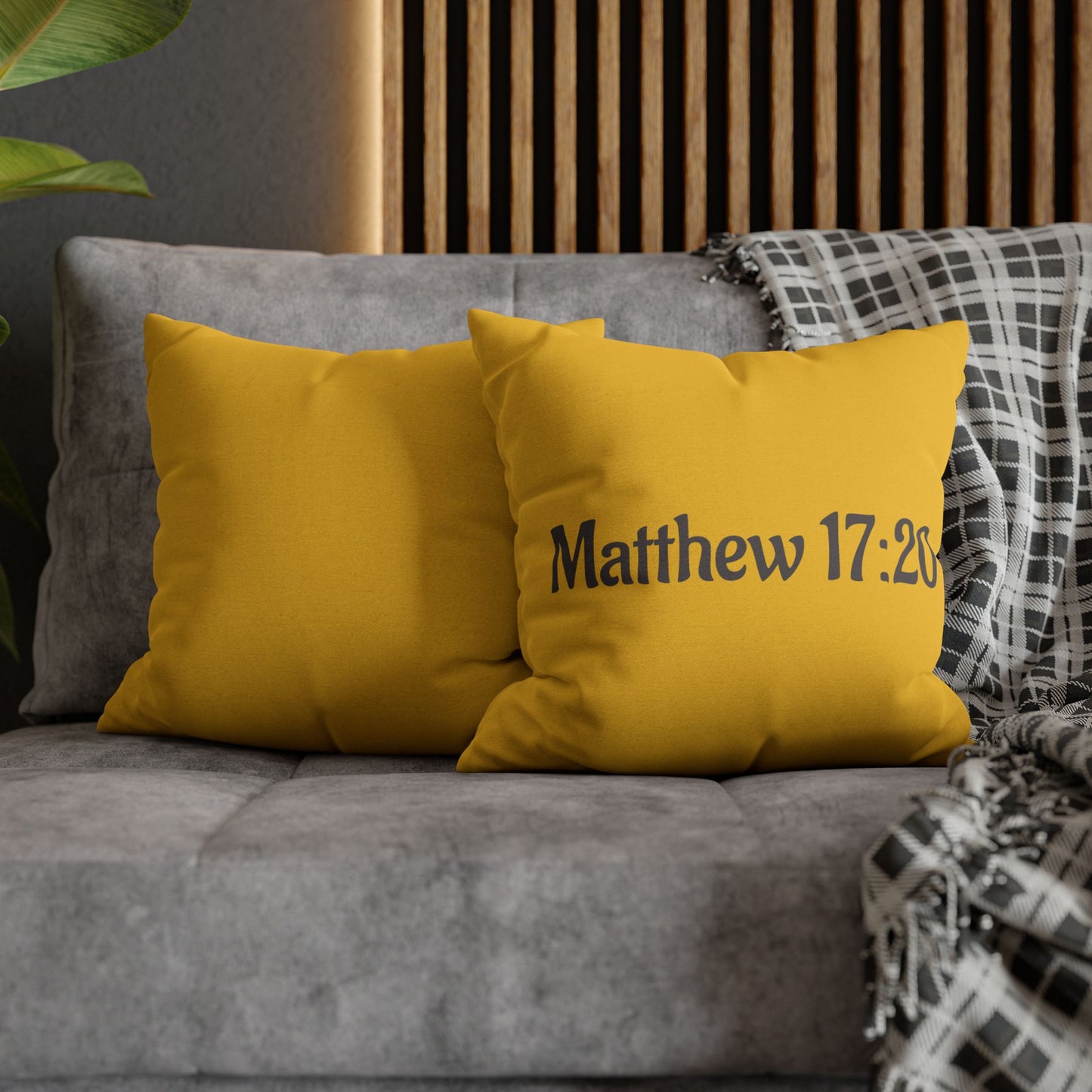 Charming Scripture Pillowcase (Matthew 17:20)