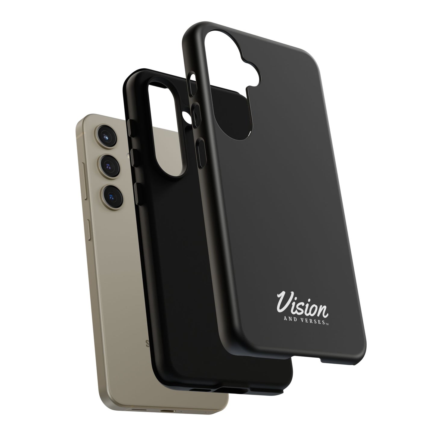 Black Vision and Verses Tough Phone Case
