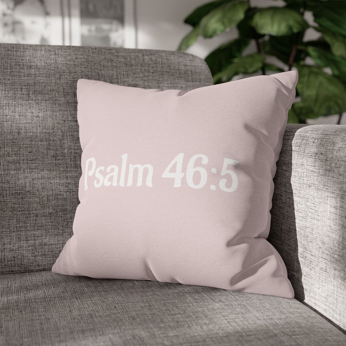 Charming Pinwheel Petal Pillowcase (Psalm 46:5)