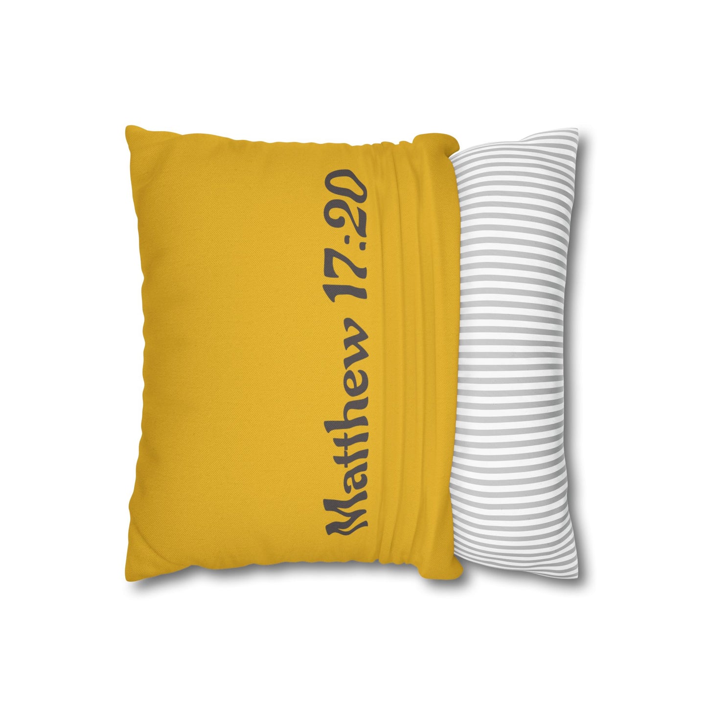 Charming Scripture Pillowcase (Matthew 17:20)