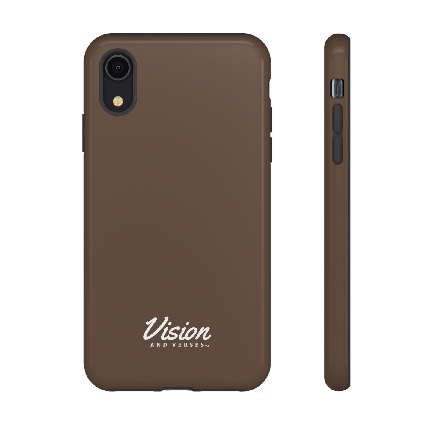 Brown Vision and Verses Tough Phone Case