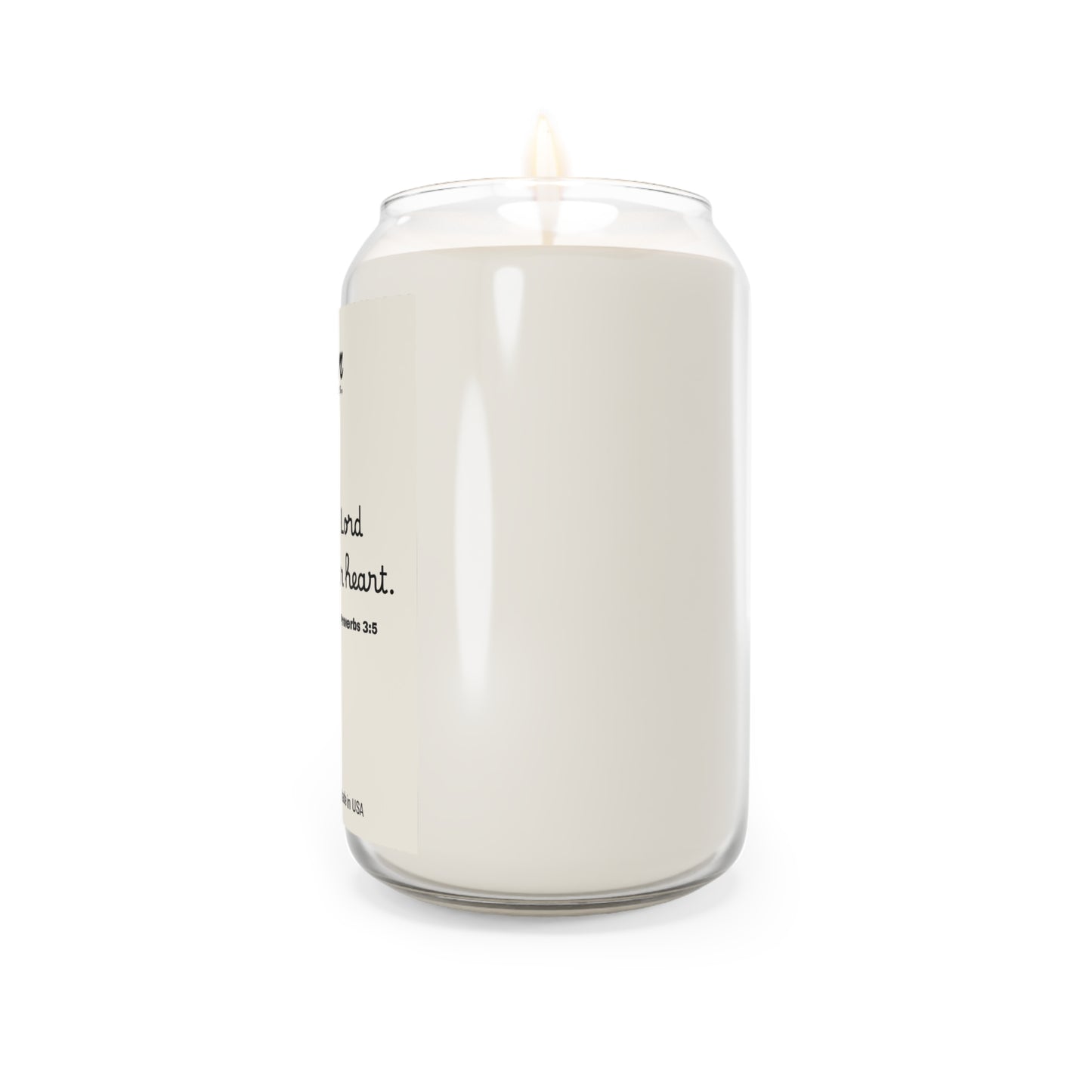 Proverbs 3:5 | Scripture Scented Soy Candle (13.75 oz)