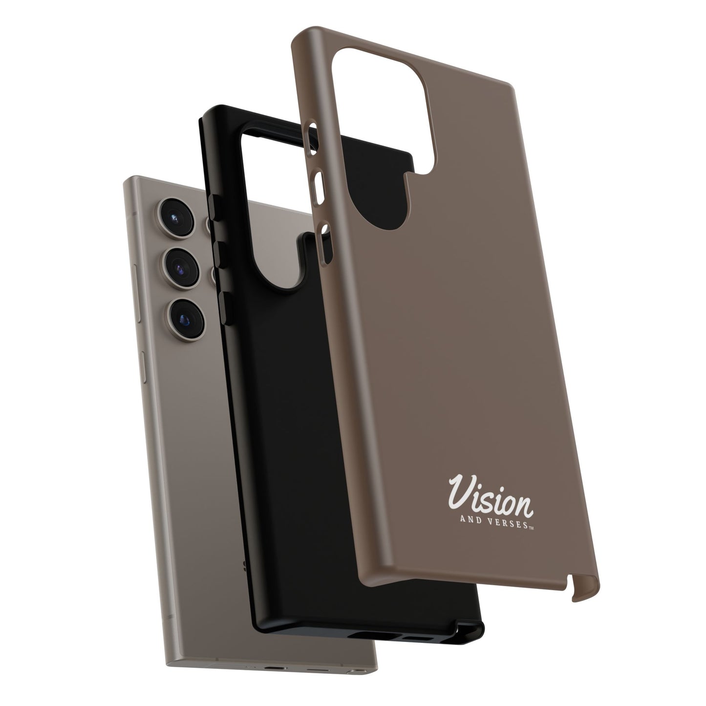 Brown Vision and Verses Tough Phone Case