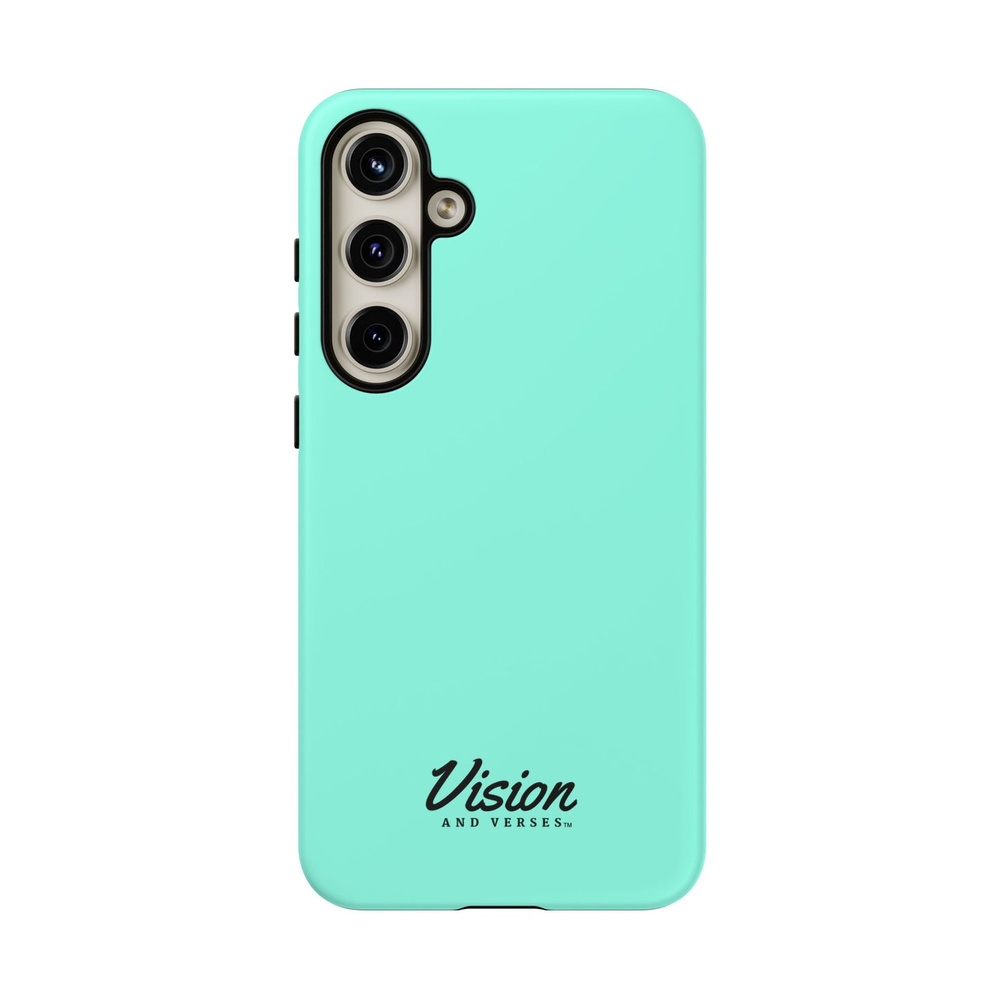 Aquamarine Vision and Verses Tough Phone Case