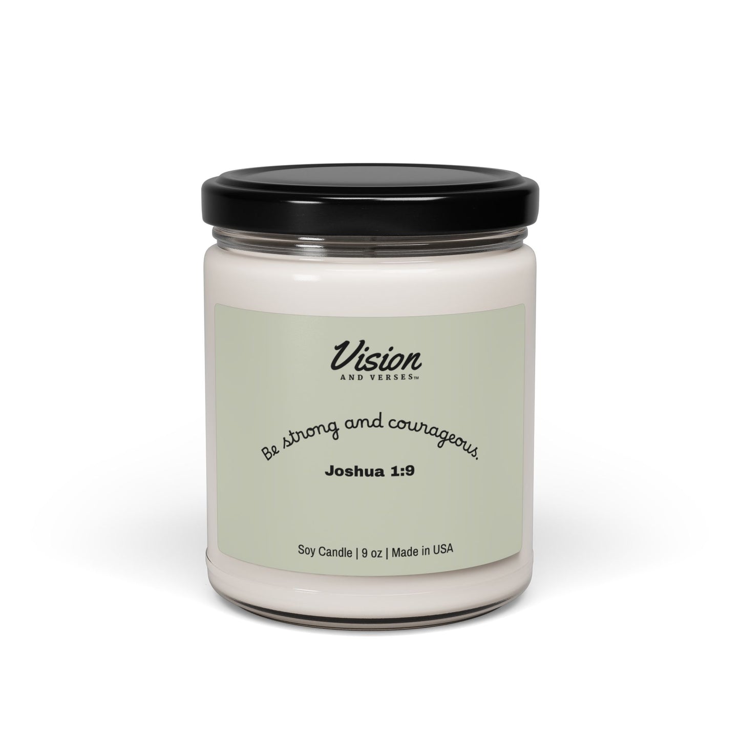 Joshua 1:9 | Scripture Scented Soy Candle (9oz)