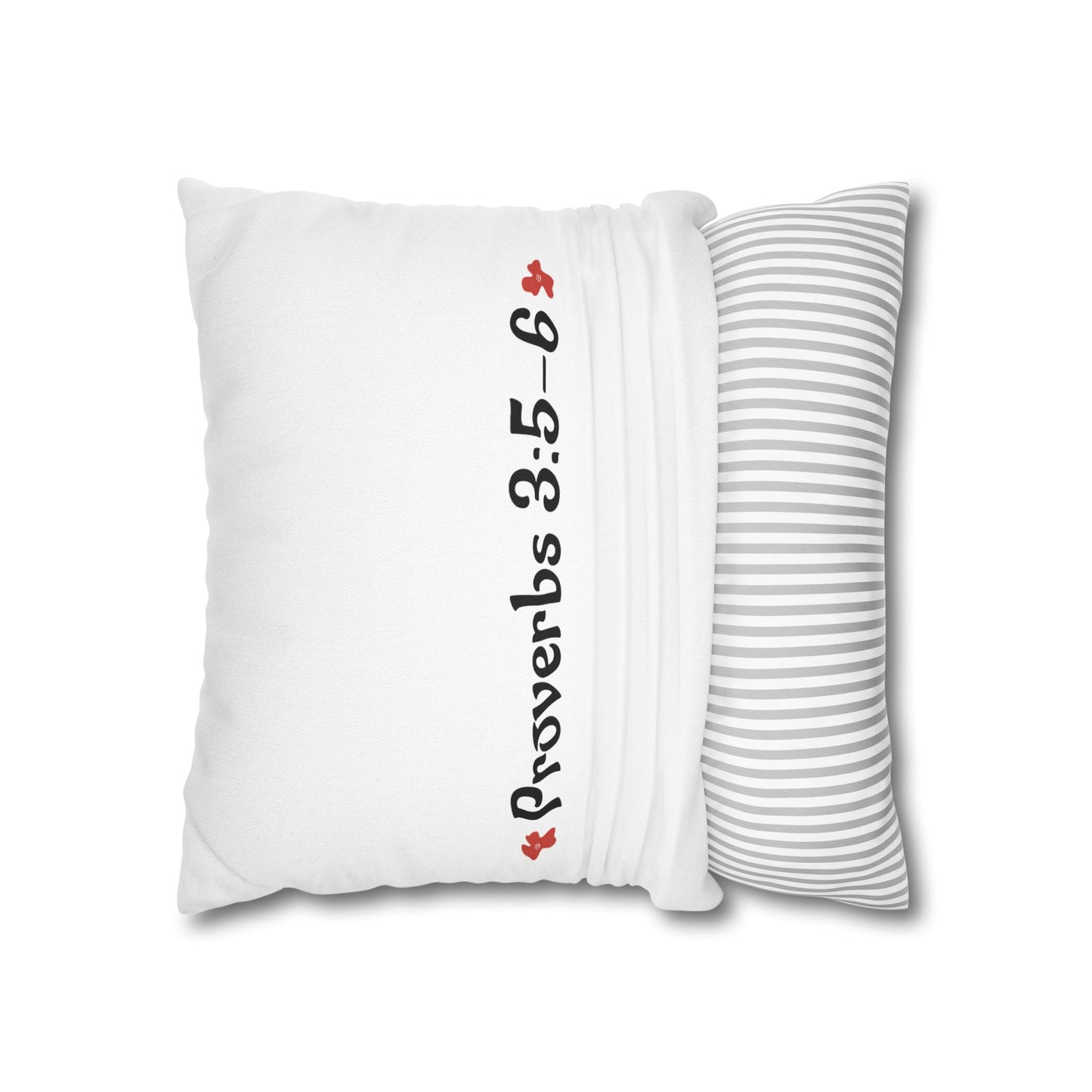 Charming Poppy Pillowcase (Proverbs 3:5-6)