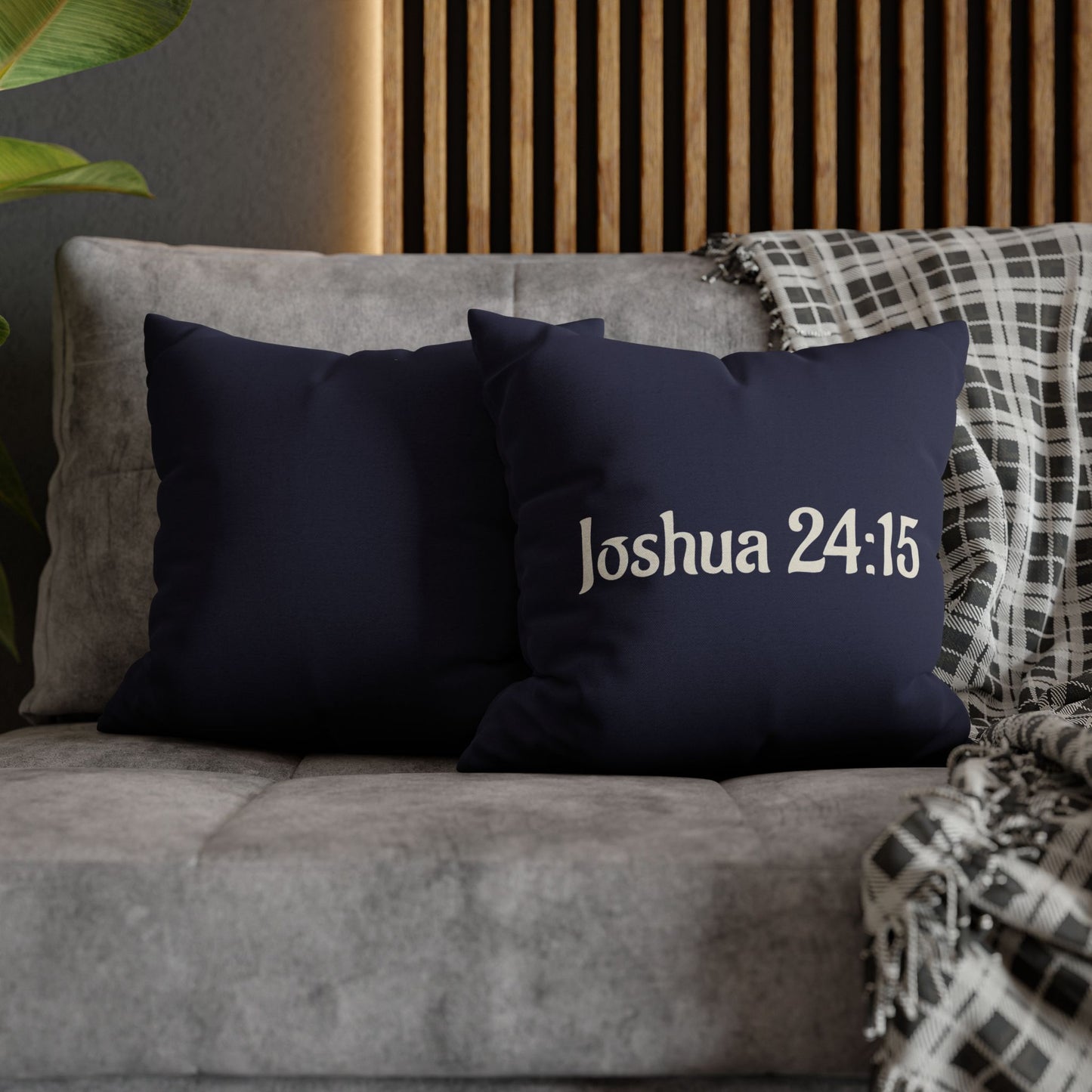 Charming Scripture Pillowcase (Joshua 24:15)