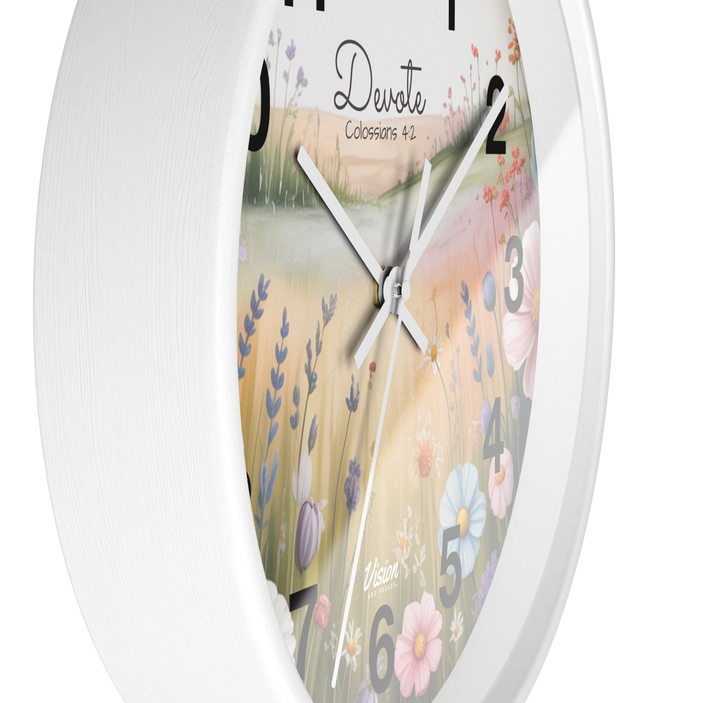 *NEW* Faithful "Devote" Wall Clock (Colossians 4:2)