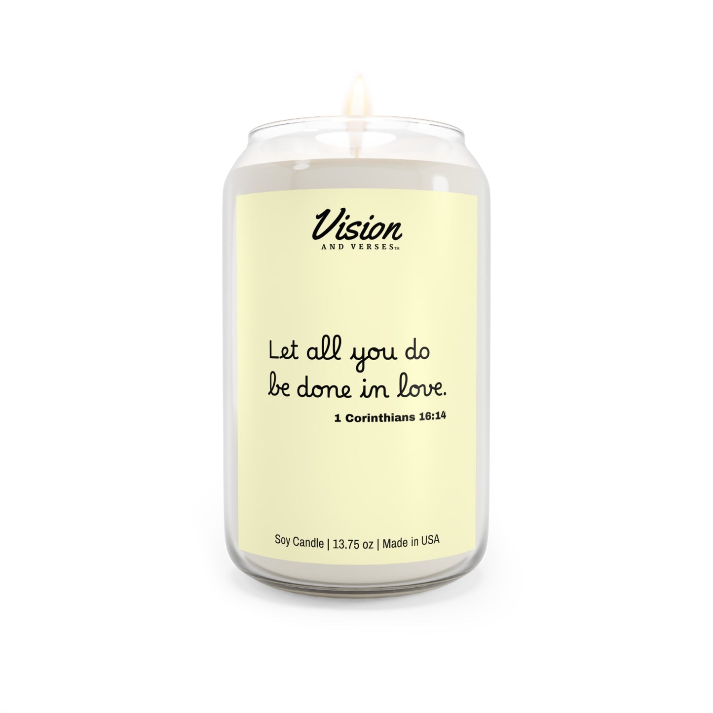 1 Corinthians 16:14 | Scripture Scented Soy Candle (13.75oz)