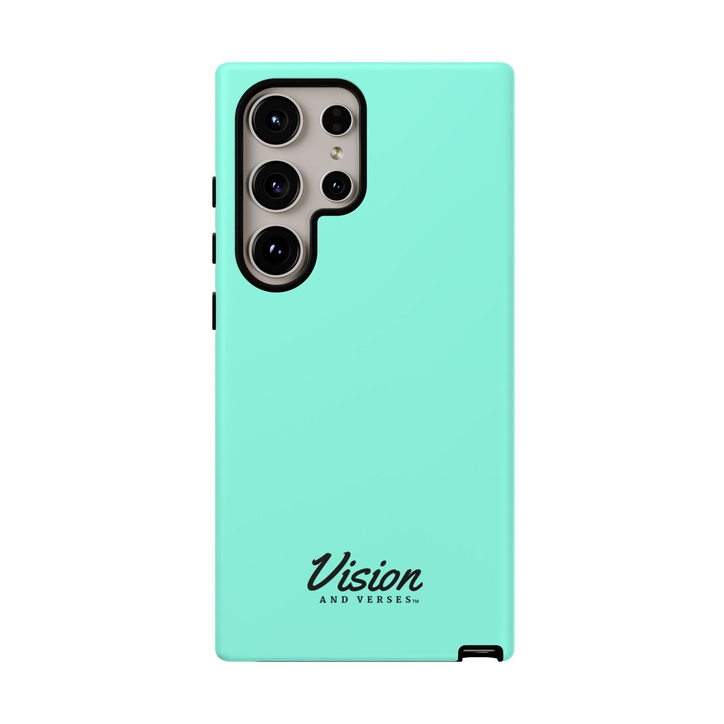 Aquamarine Vision and Verses Tough Phone Case