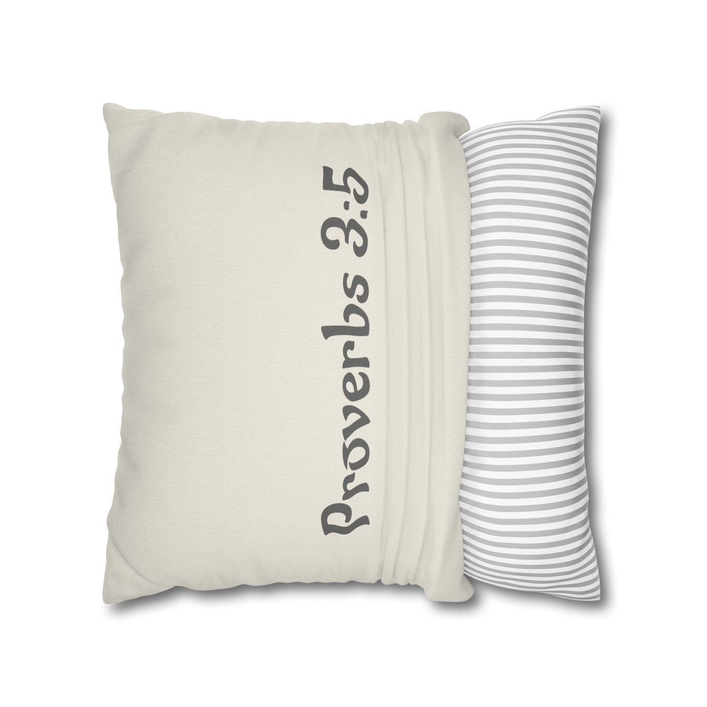 Charming Scripture Pillowcase (Proverbs 3:5)
