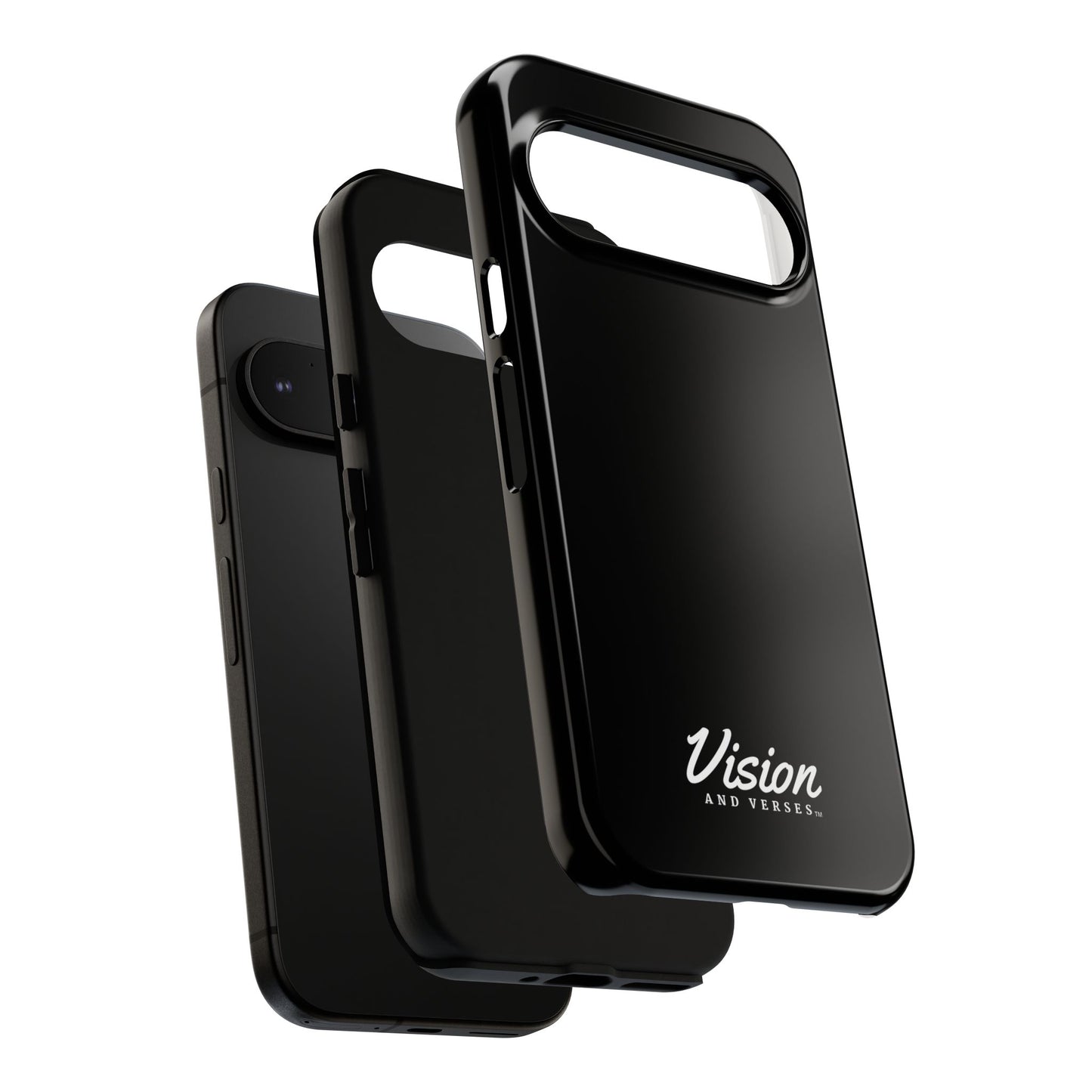 Black Vision and Verses Tough Phone Case