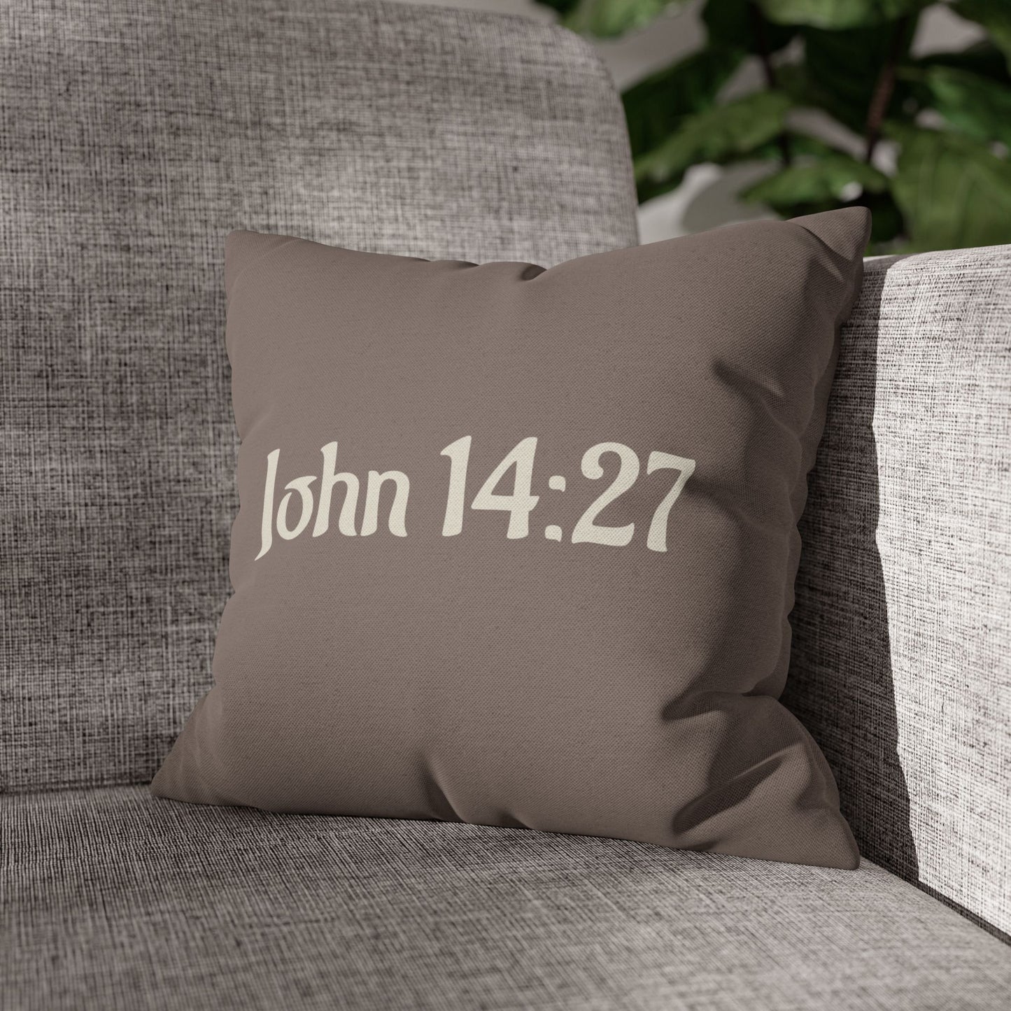Charming Scripture Pillowcase (John 14:27)