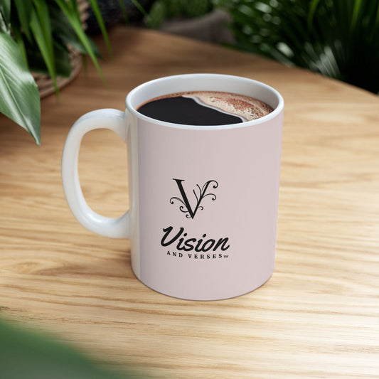 Elegant Vision and Verses Ceramic Mug