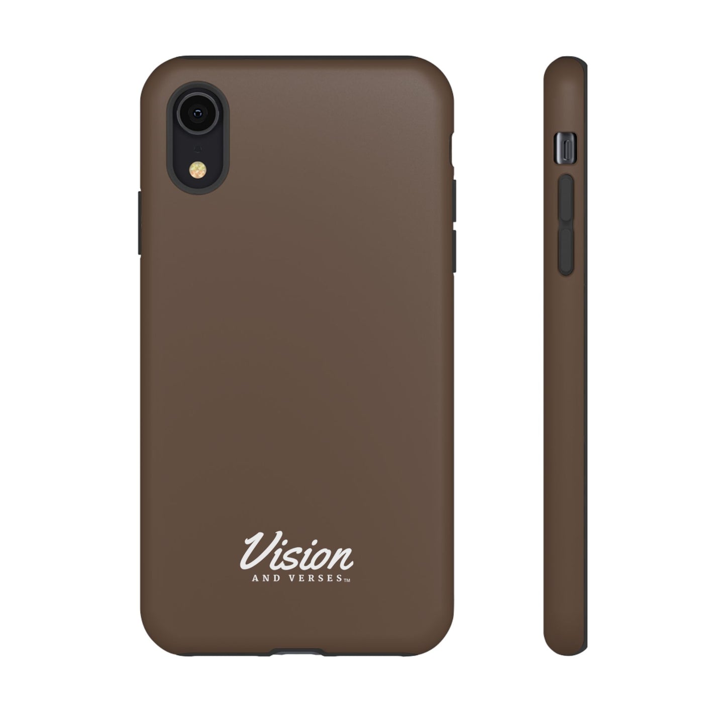 Brown Vision and Verses Tough Phone Case