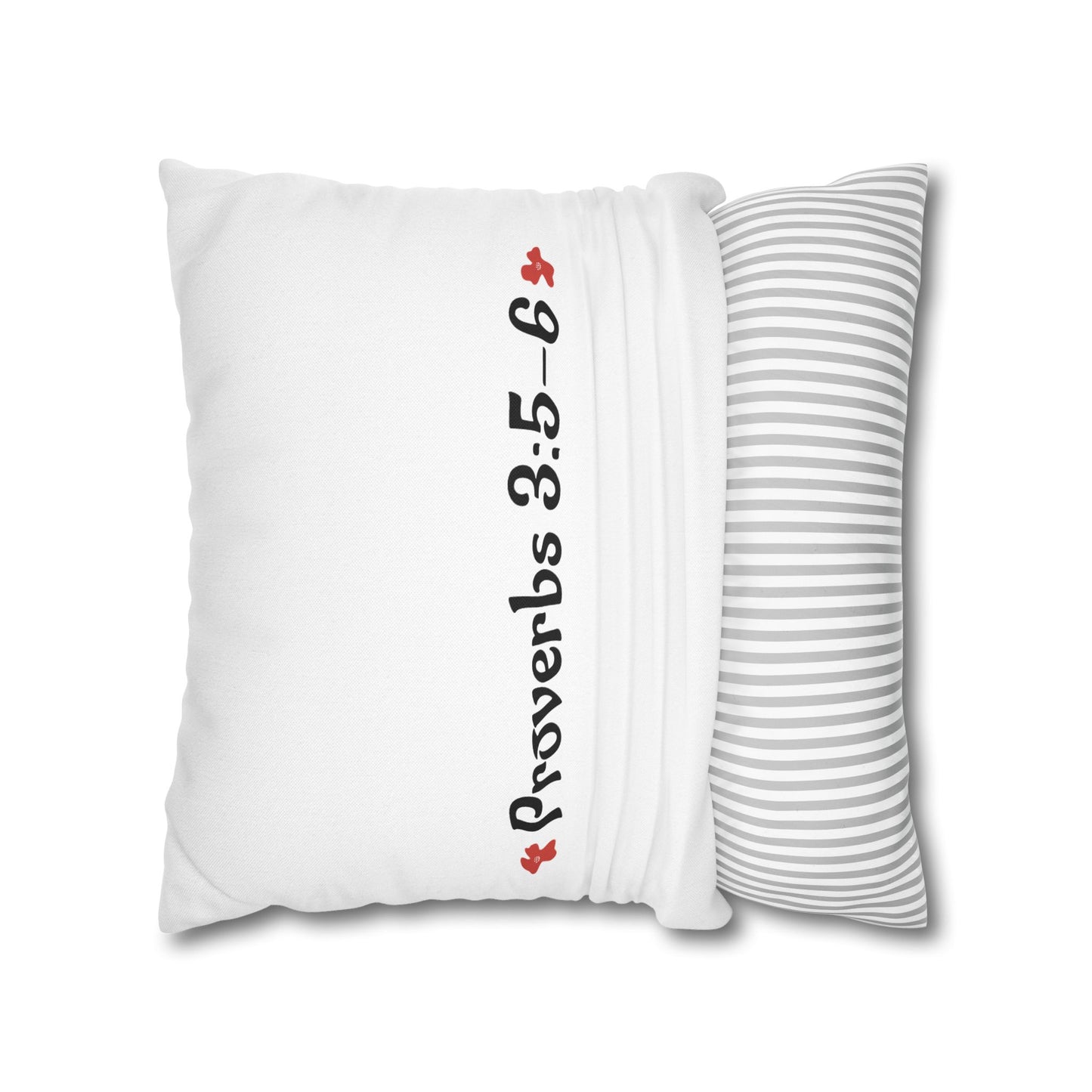 Charming Poppy Pillowcase (Proverbs 3:5-6)