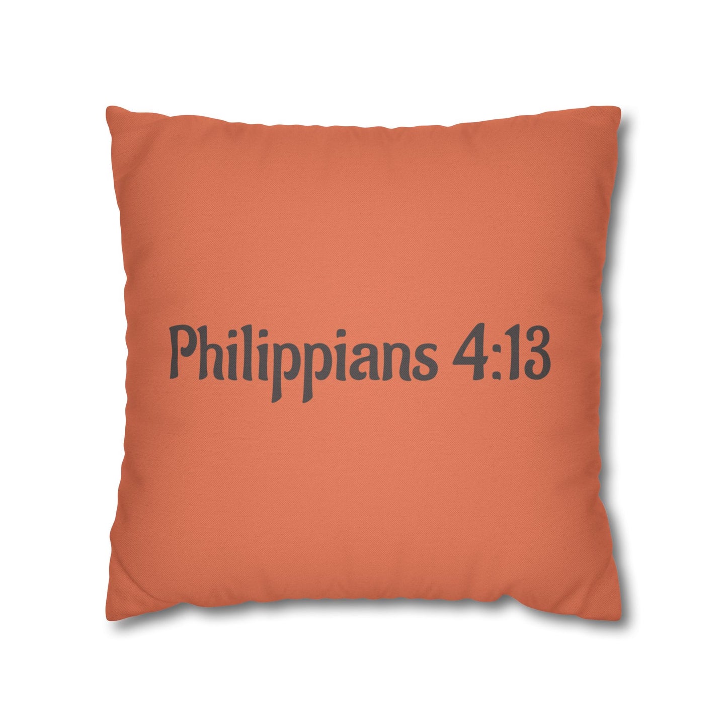 Charming Scripture Pillowcase (Philippians 4:13)
