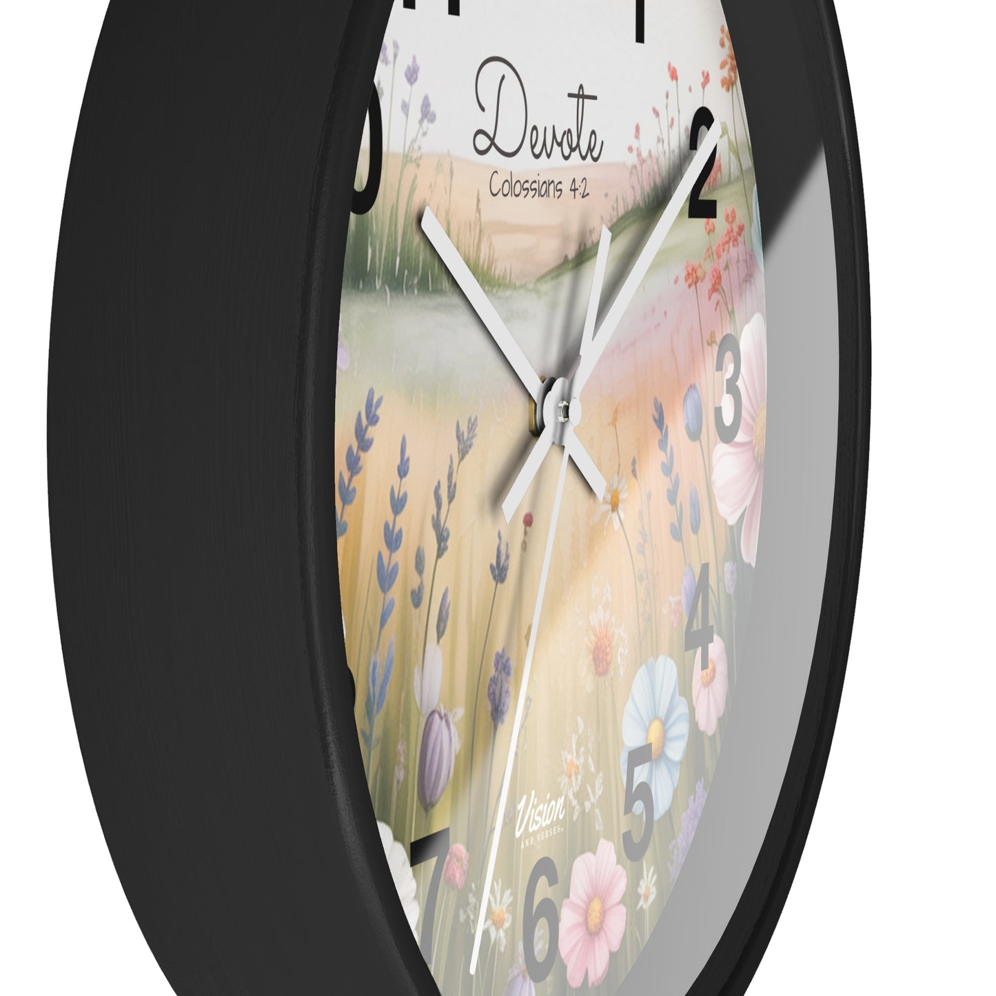 *NEW* Faithful "Devote" Wall Clock (Colossians 4:2)