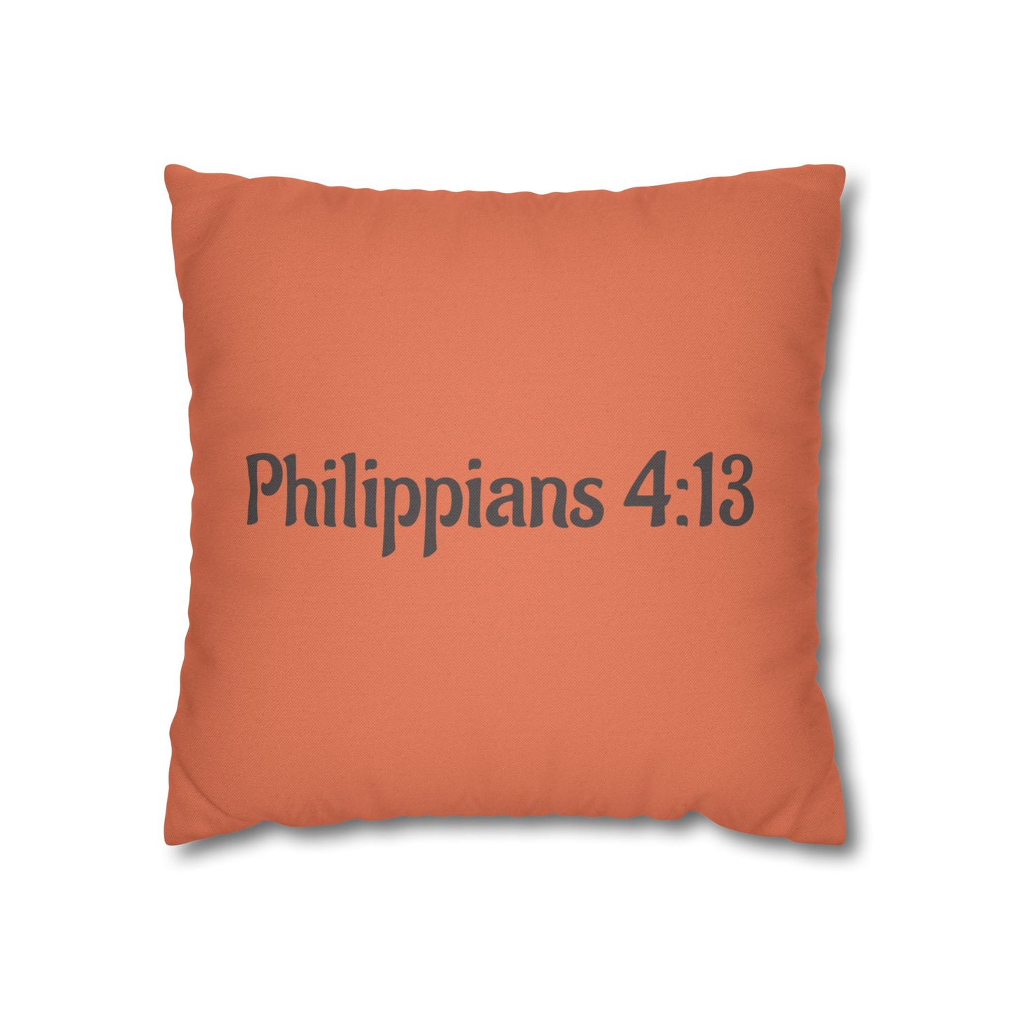Charming Scripture Pillowcase (Philippians 4:13)