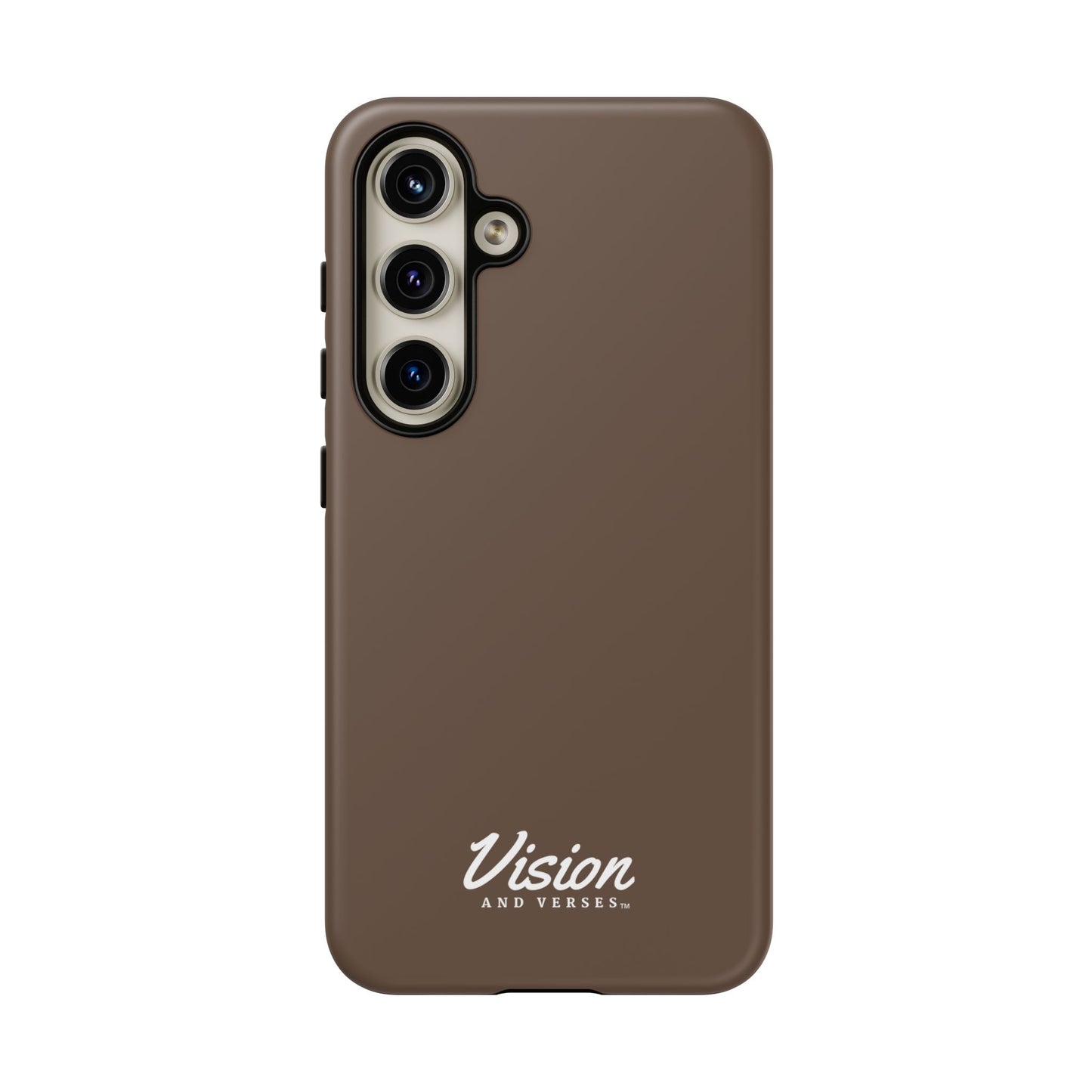 Brown Vision and Verses Tough Phone Case