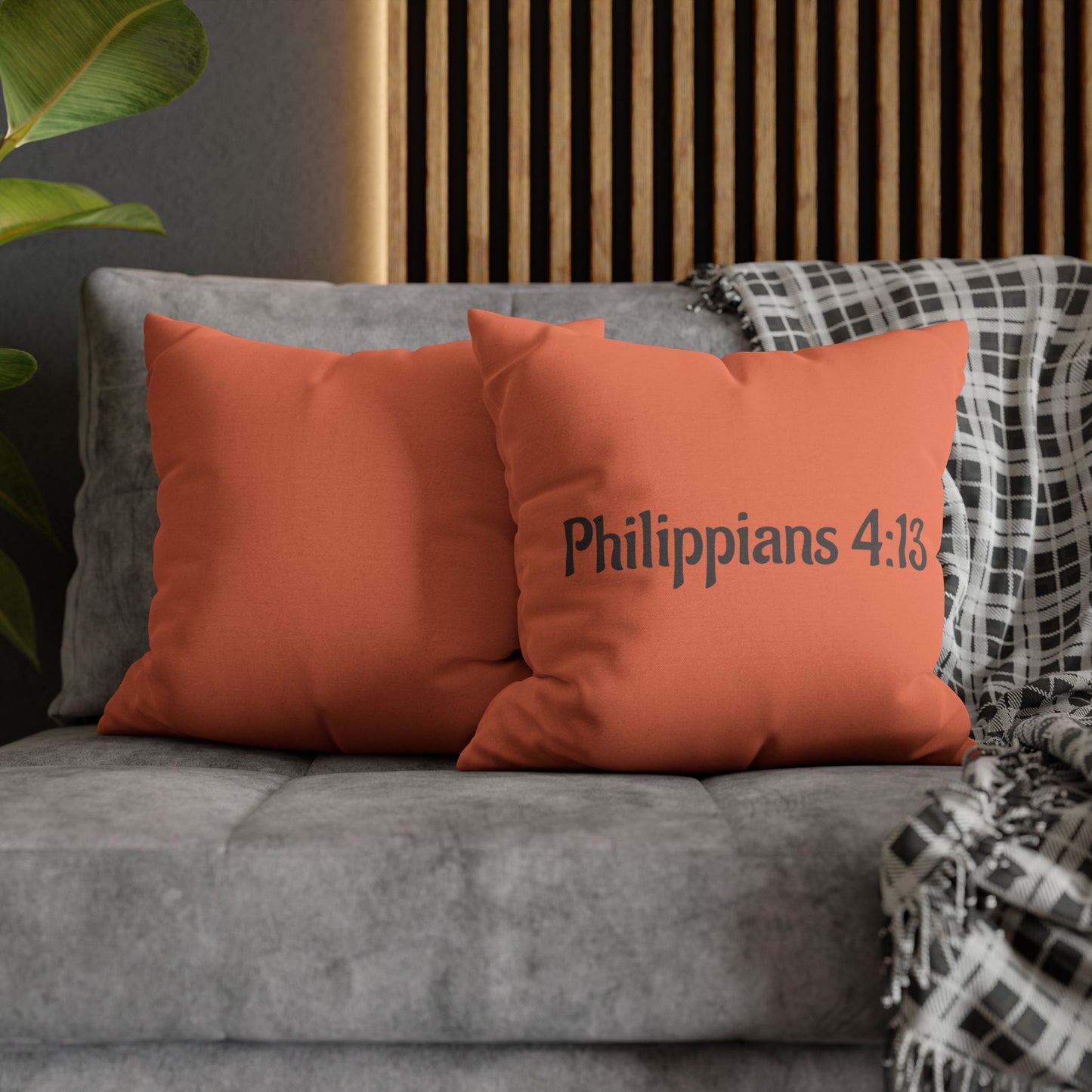 Charming Scripture Pillowcase (Philippians 4:13)