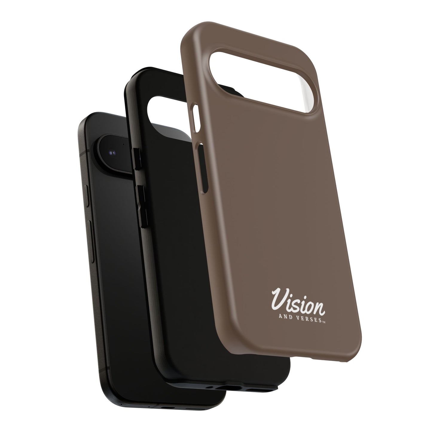 Brown Vision and Verses Tough Phone Case