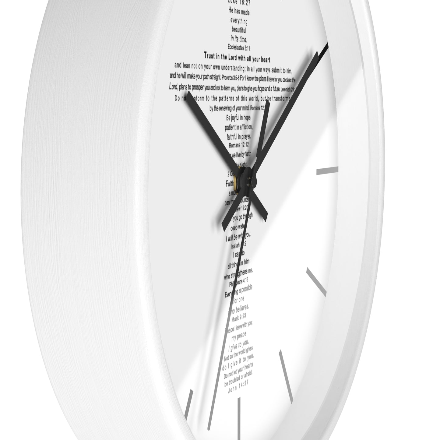 The Challenge Cross - Wall Clock