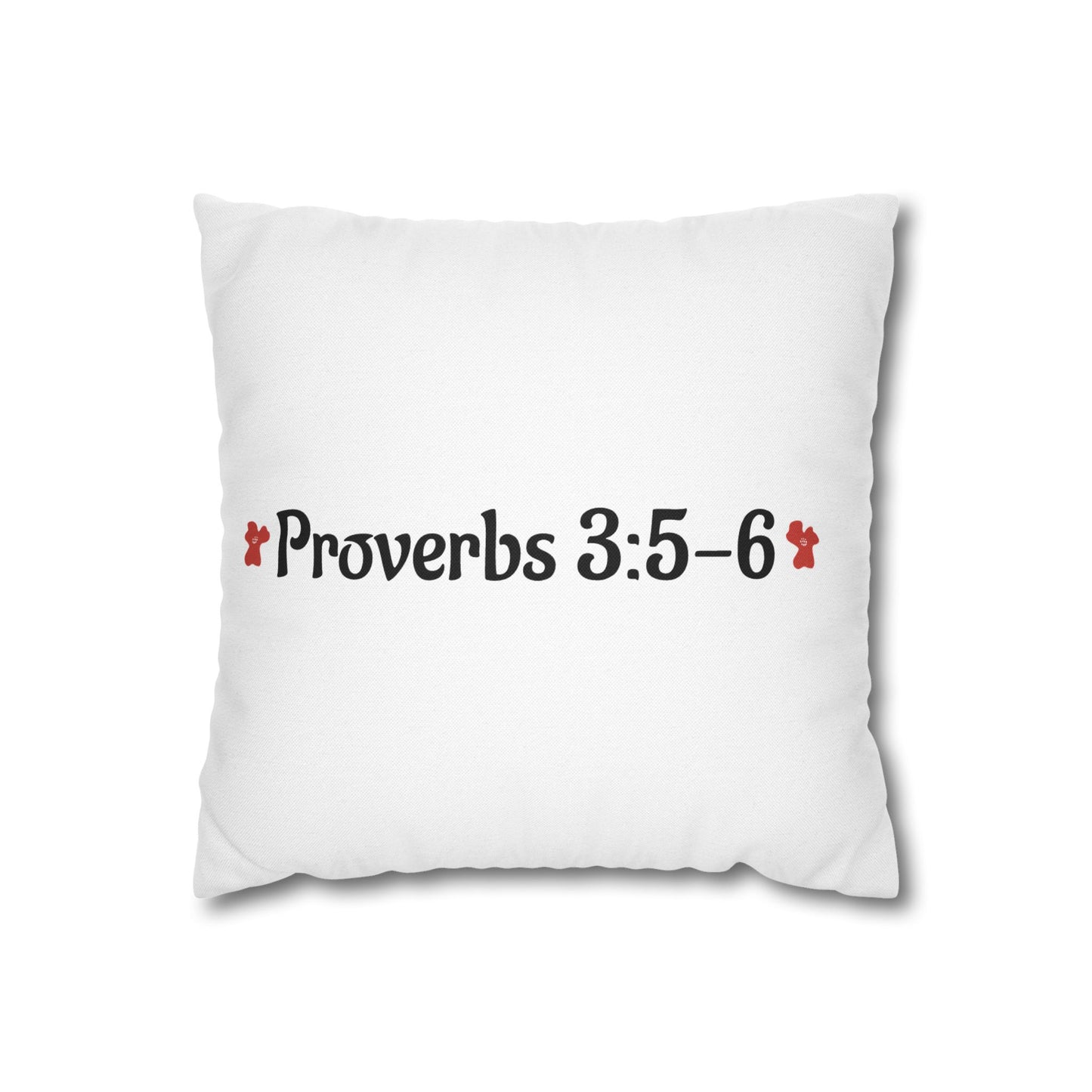 Charming Poppy Pillowcase (Proverbs 3:5-6)