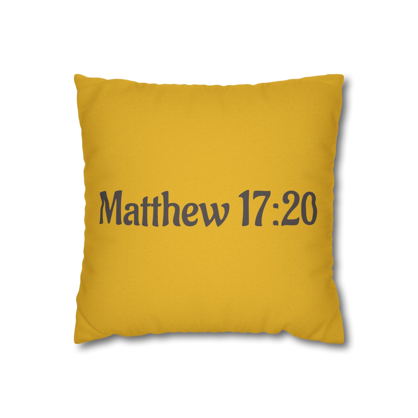 Charming Scripture Pillowcase (Matthew 17:20)