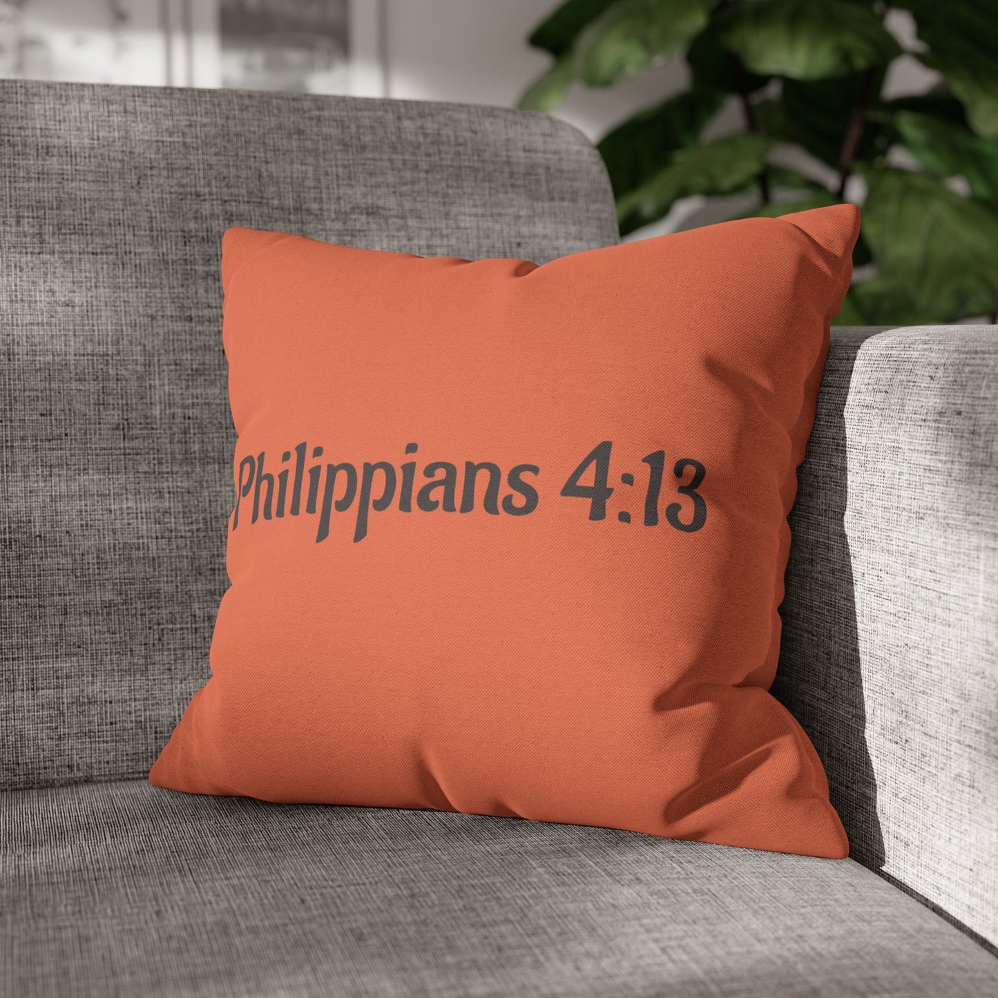 Charming Scripture Pillowcase (Philippians 4:13)