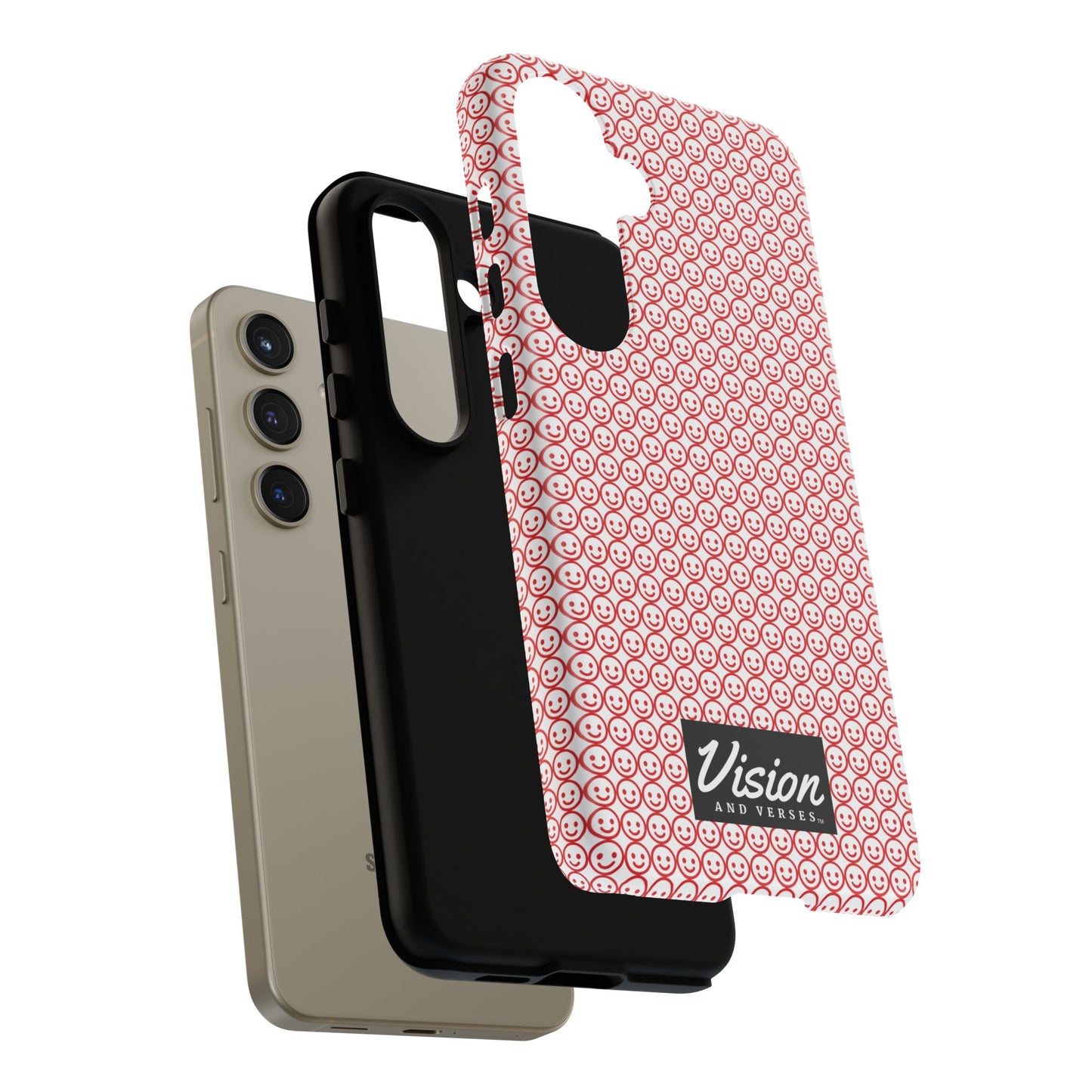 Tough Phone Case — Bubble Wrap Smile Pattern
