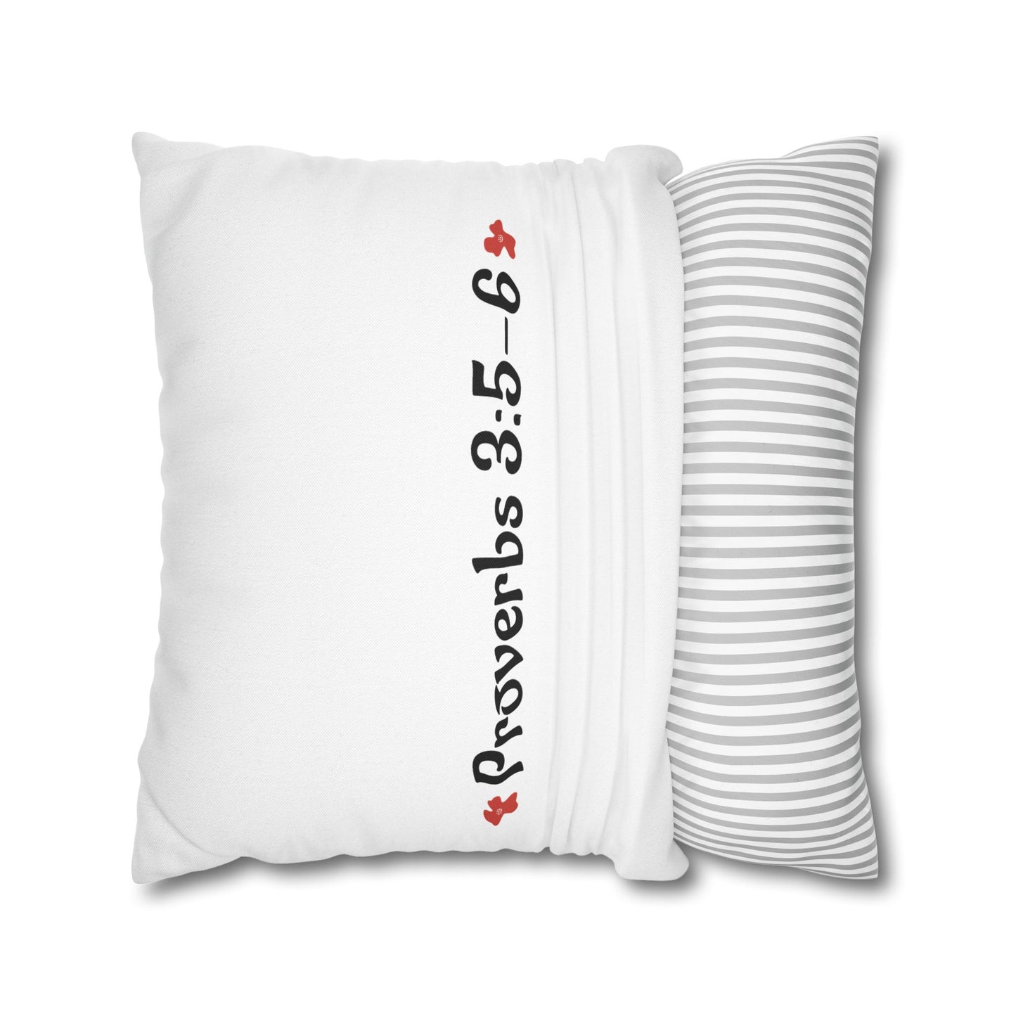 Charming Poppy Pillowcase (Proverbs 3:5-6)