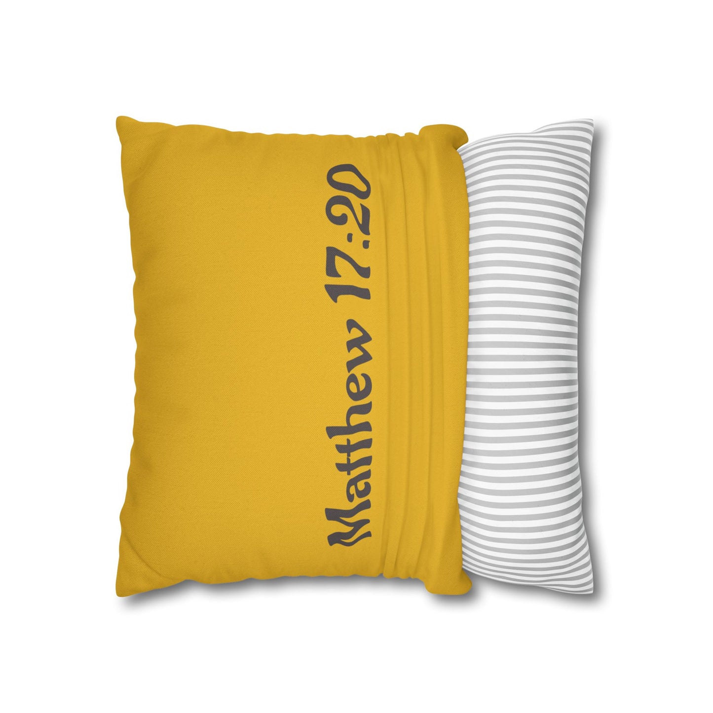 Charming Scripture Pillowcase (Matthew 17:20)