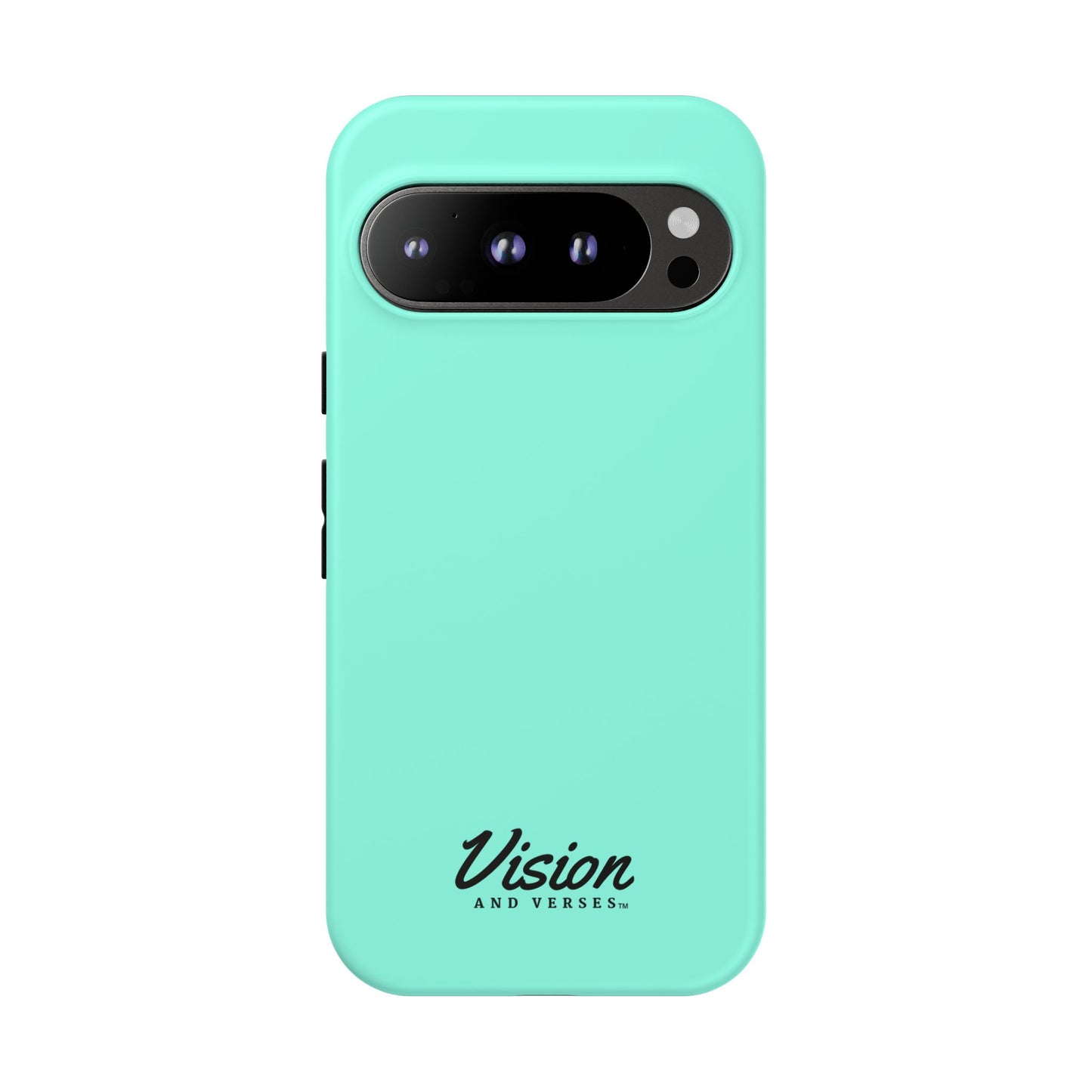 Aquamarine Vision and Verses Tough Phone Case