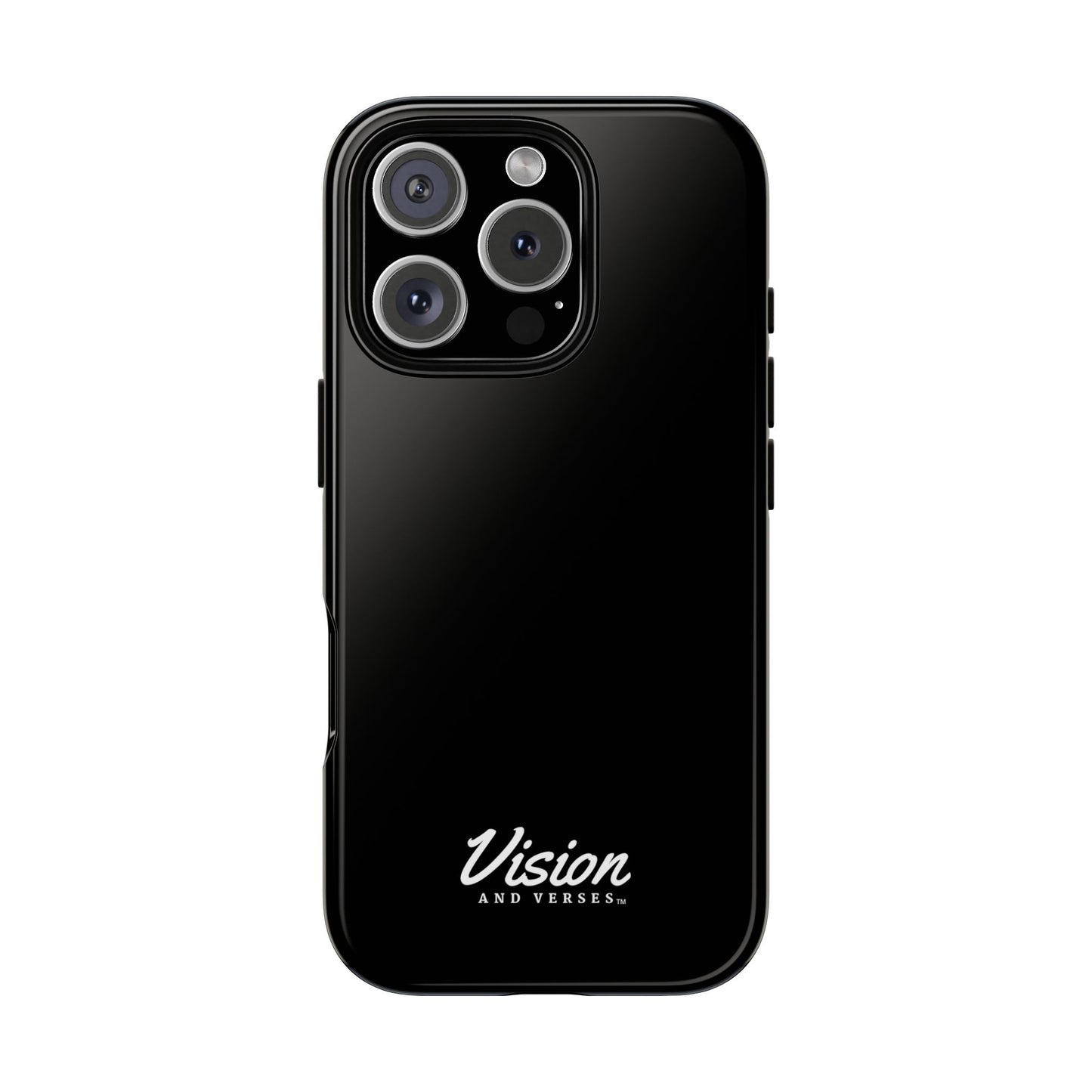 Black Vision and Verses Tough Phone Case