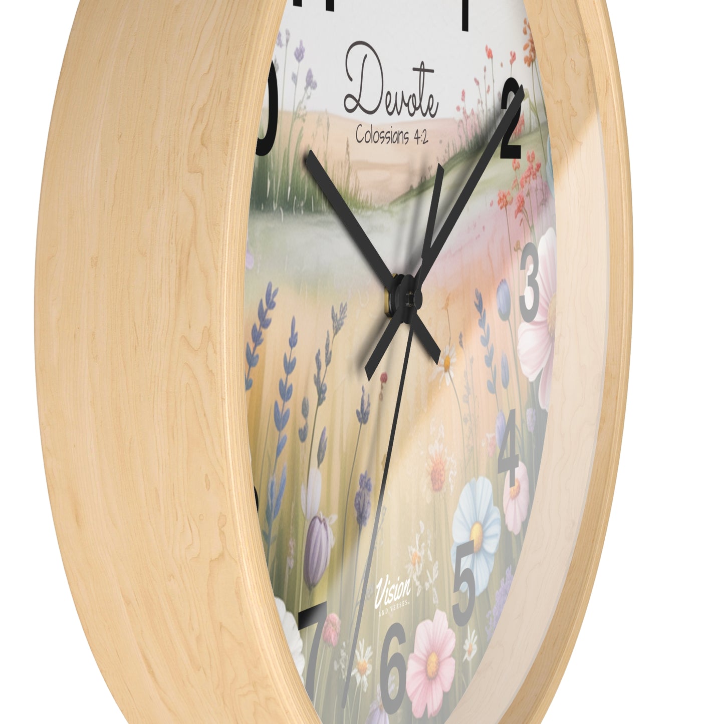 *NEW* Faithful "Devote" Wall Clock (Colossians 4:2)