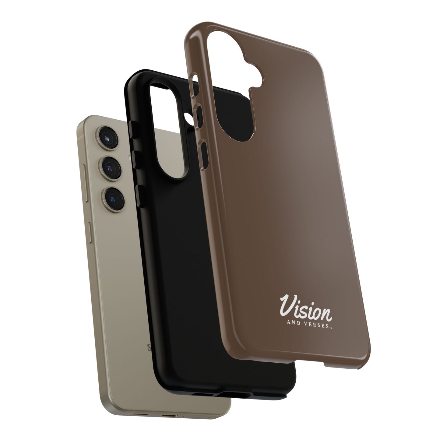 Brown Vision and Verses Tough Phone Case