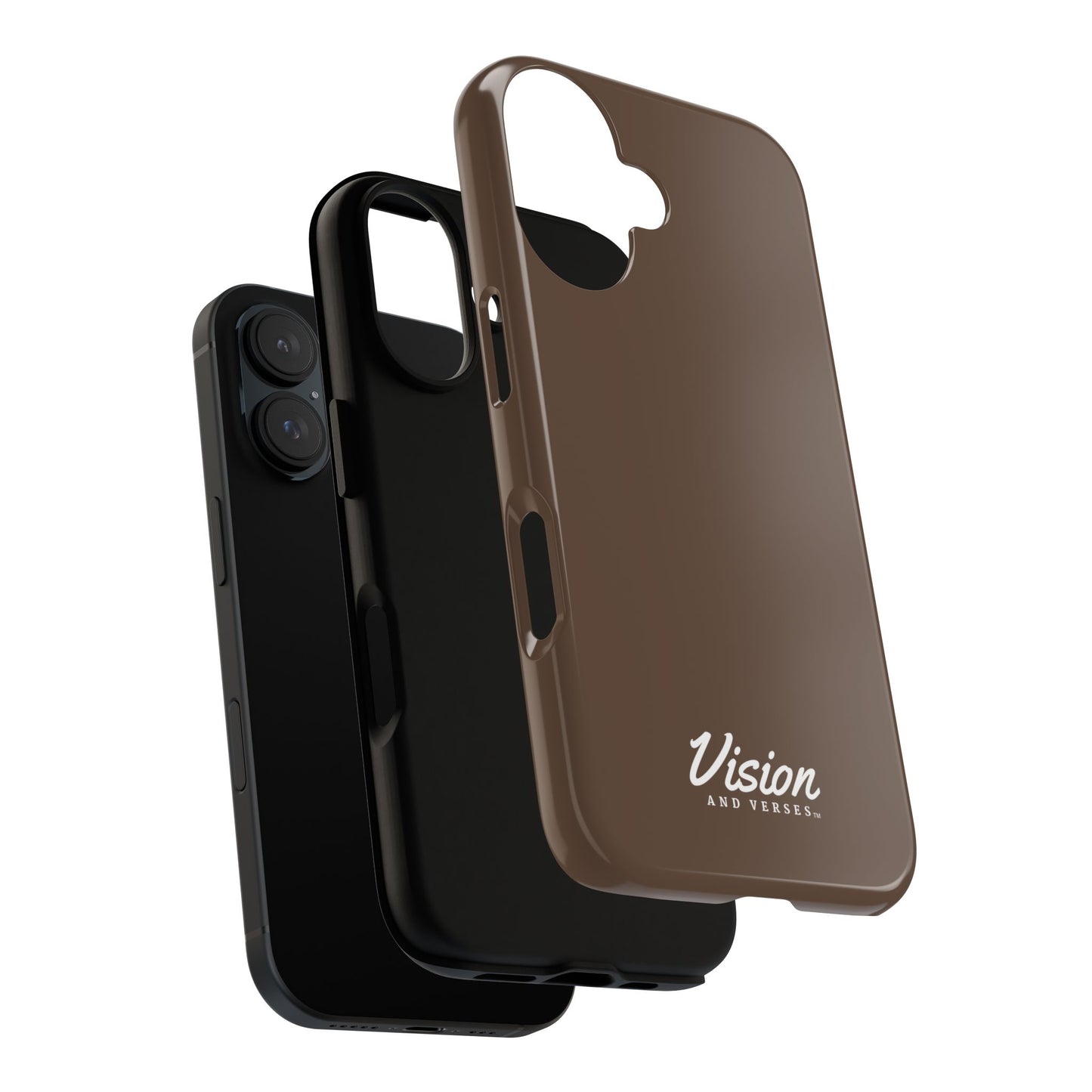 Brown Vision and Verses Tough Phone Case