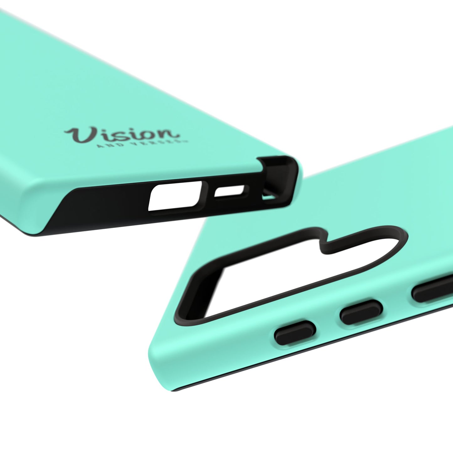 Aquamarine Vision and Verses Tough Phone Case