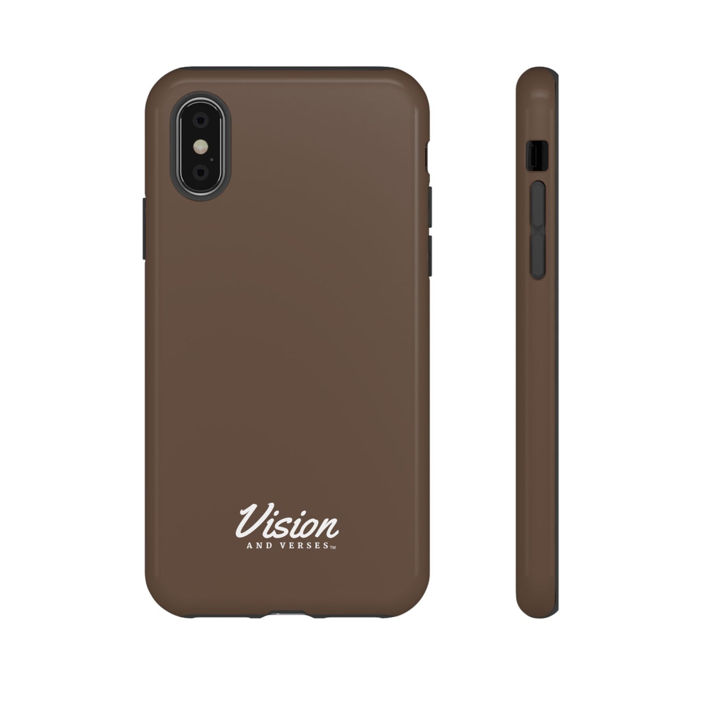 Brown Vision and Verses Tough Phone Case