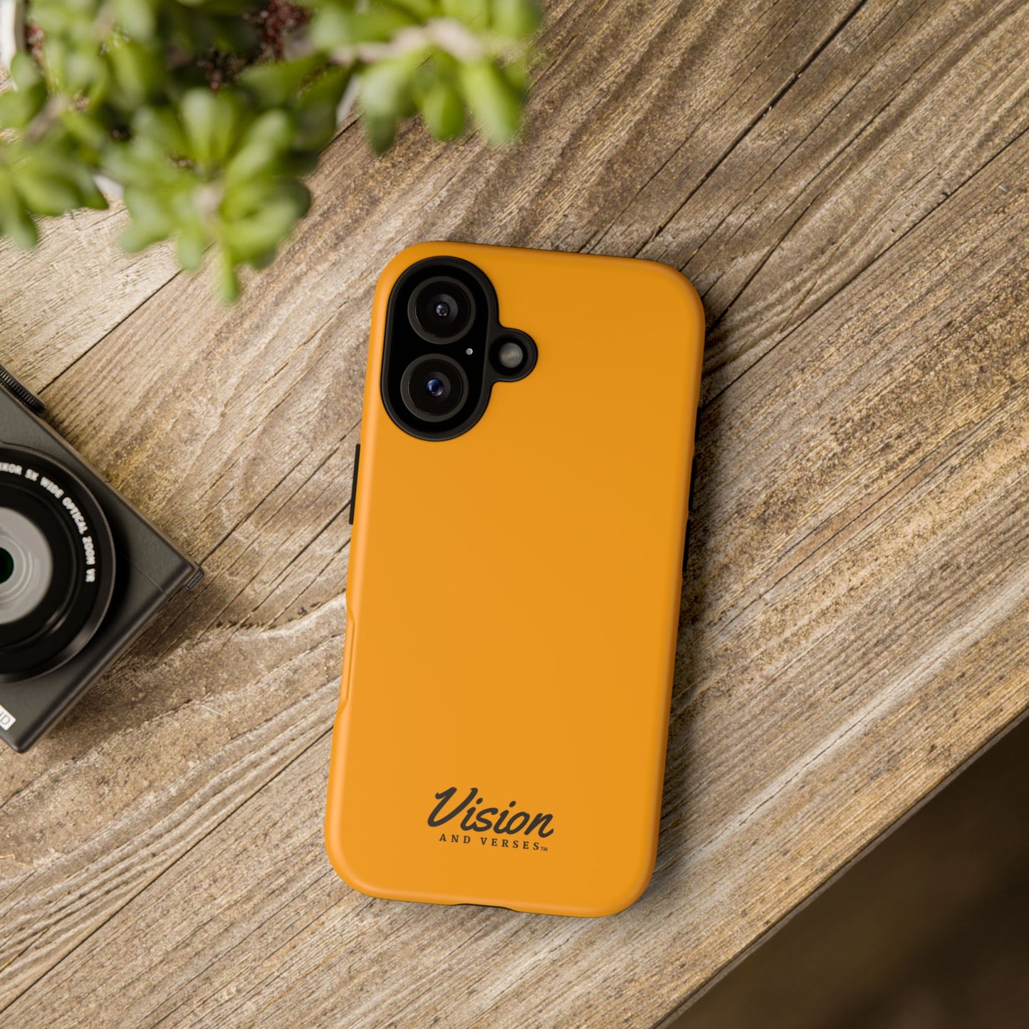 Orange Vision and Verses Tough Phone Case