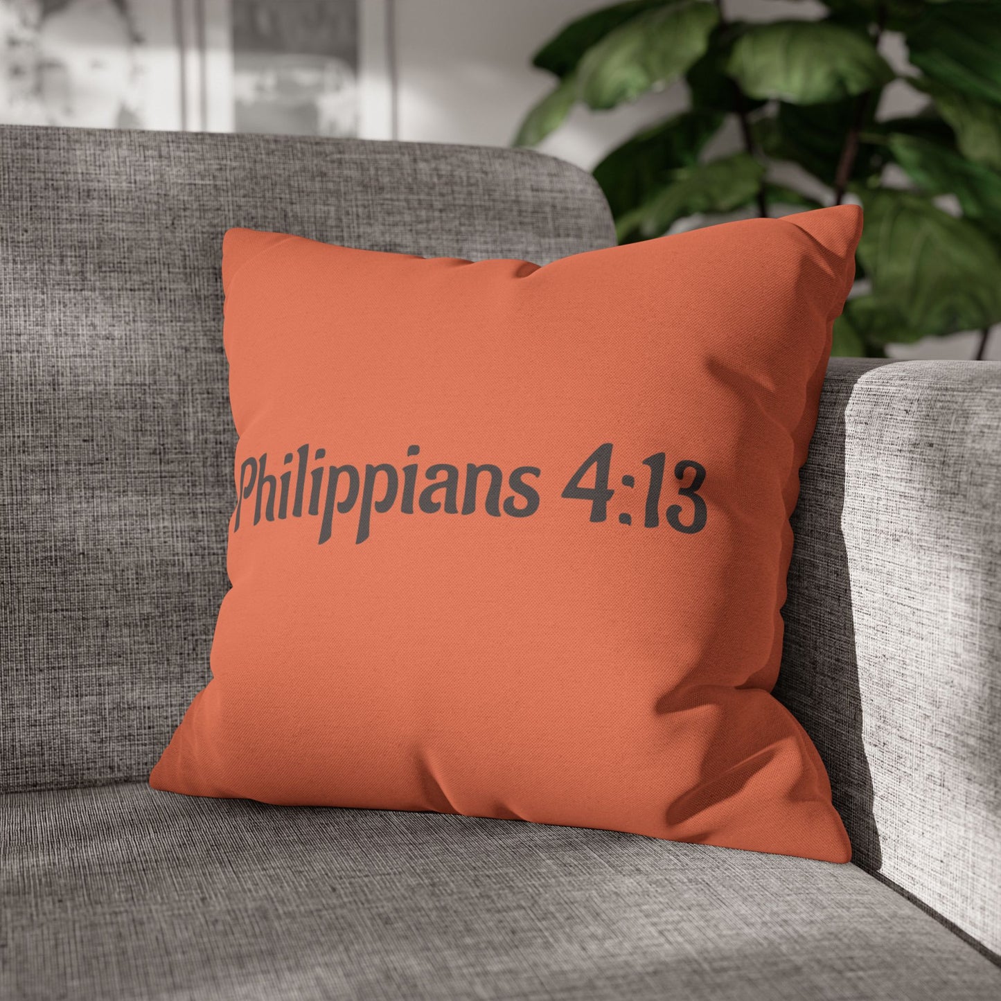 Charming Scripture Pillowcase (Philippians 4:13)