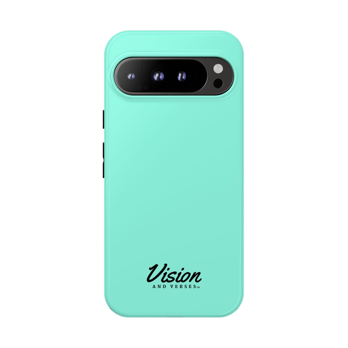Aquamarine Vision and Verses Tough Phone Case