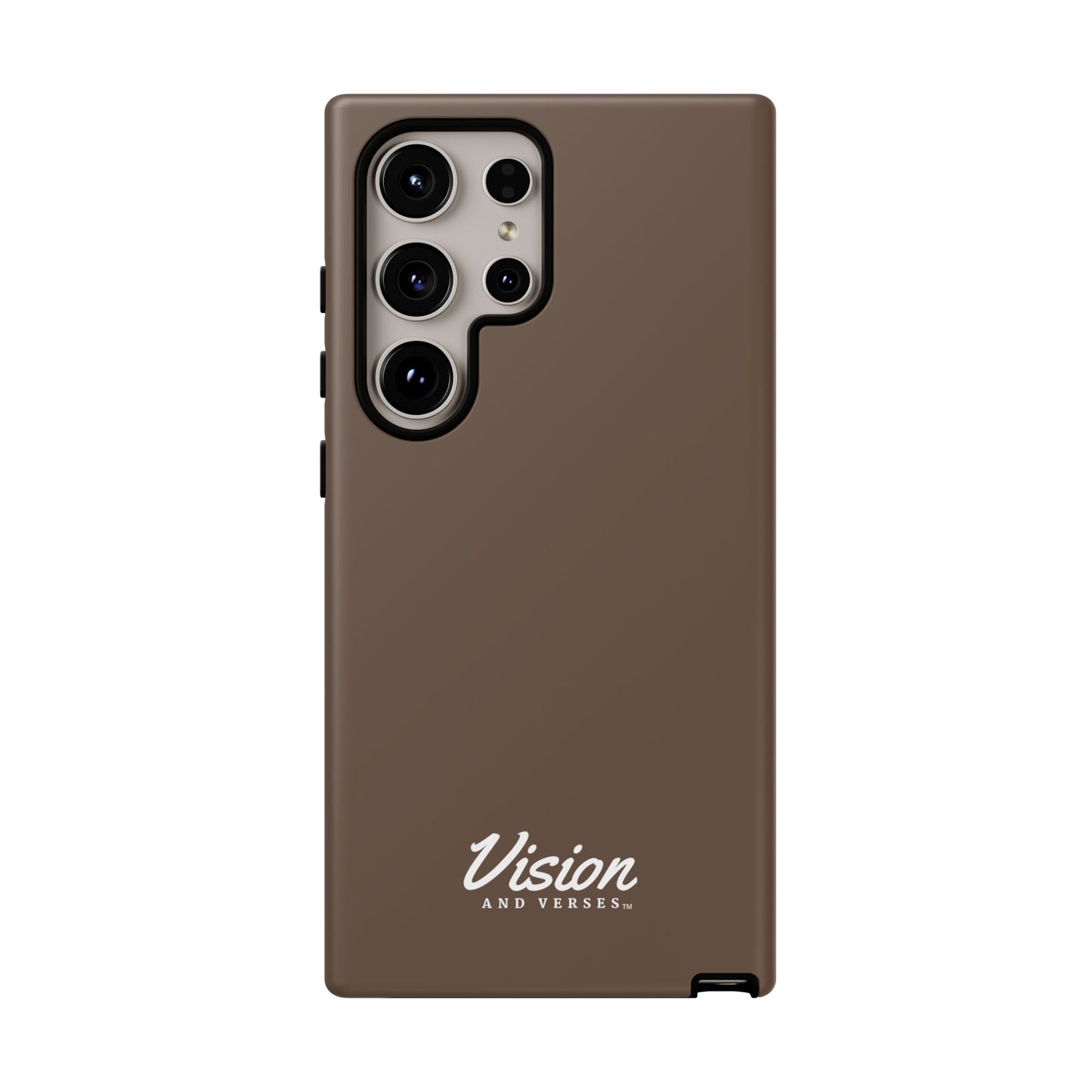 Brown Vision and Verses Tough Phone Case