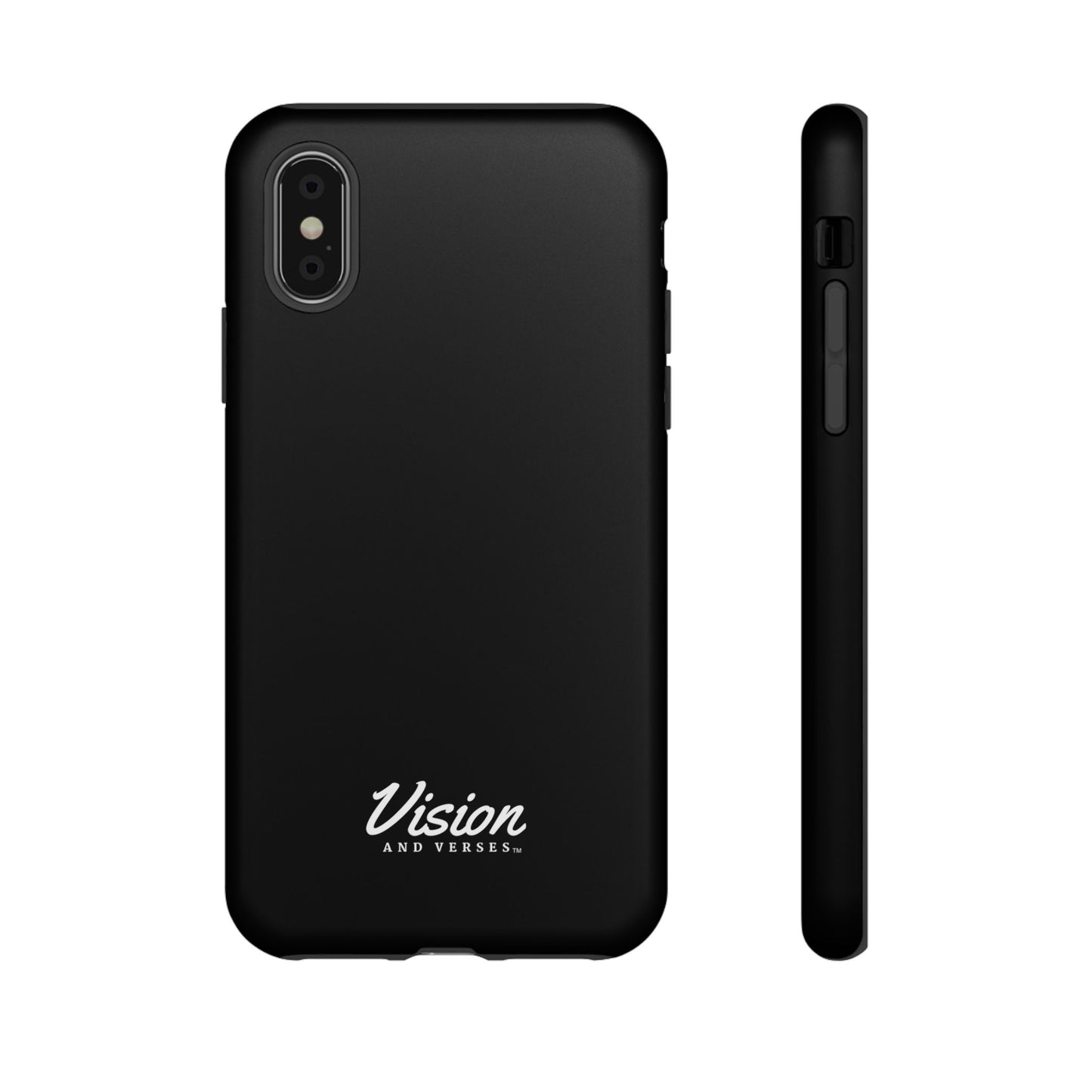 Black Vision and Verses Tough Phone Case