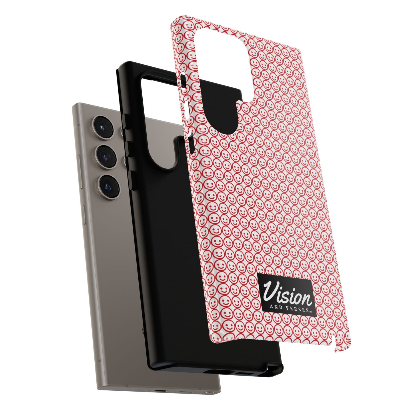 Tough Phone Case — Bubble Wrap Smile Pattern