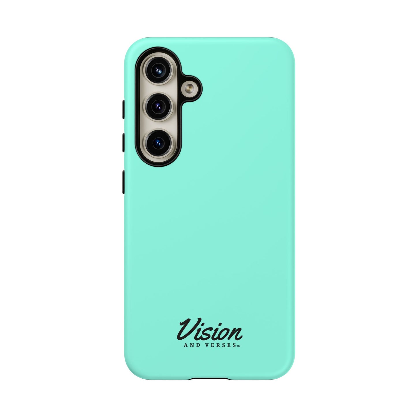 Aquamarine Vision and Verses Tough Phone Case